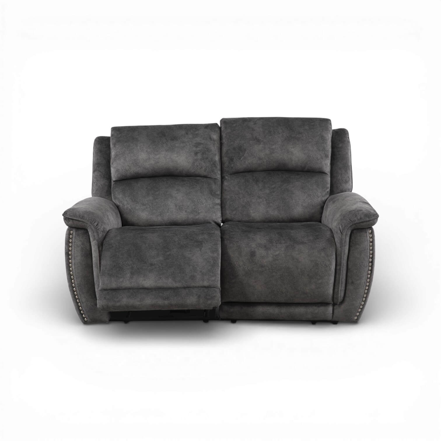 Majestik Grey 2 Seater Power Recliner Sofa