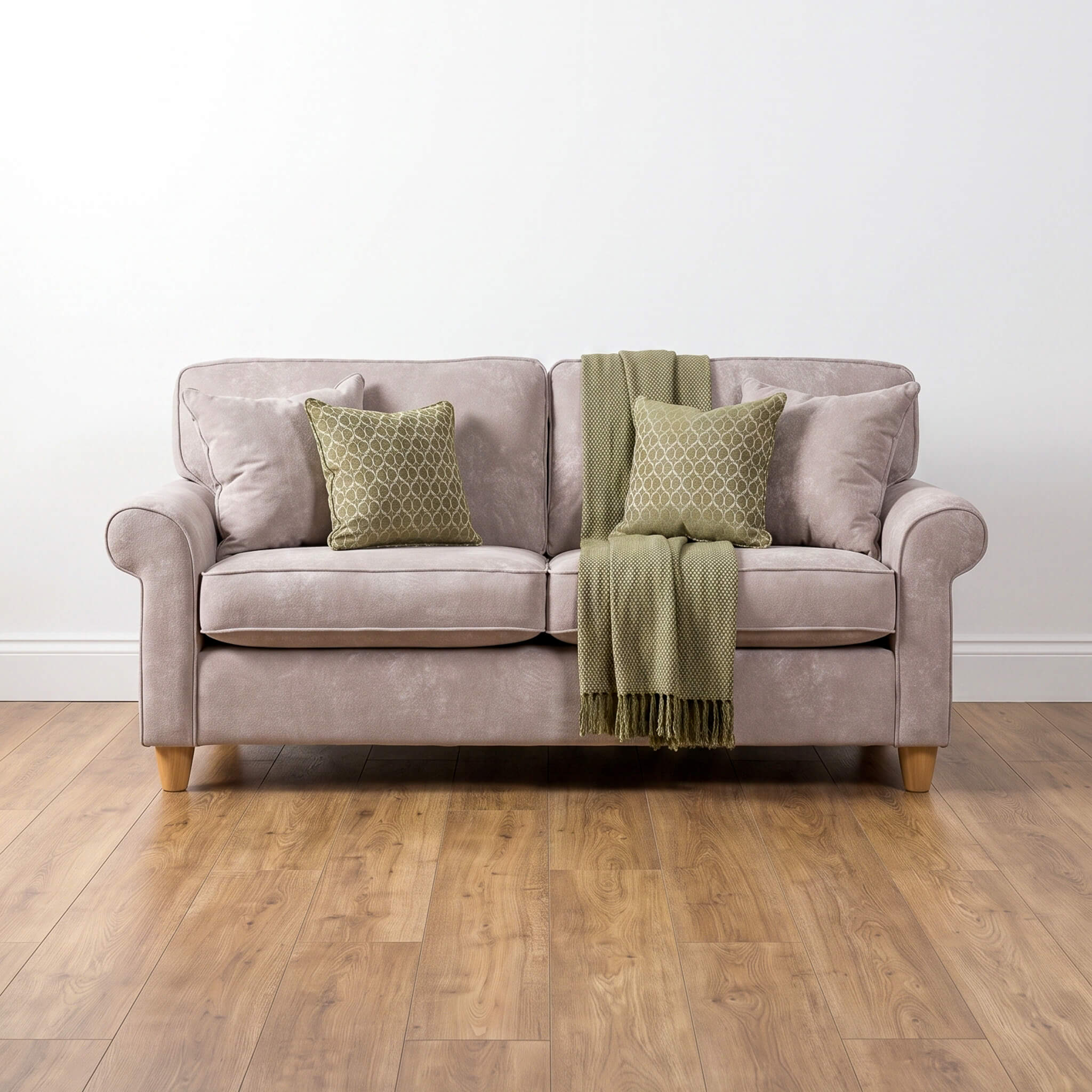 Mary Beige 3 Seater Sofa