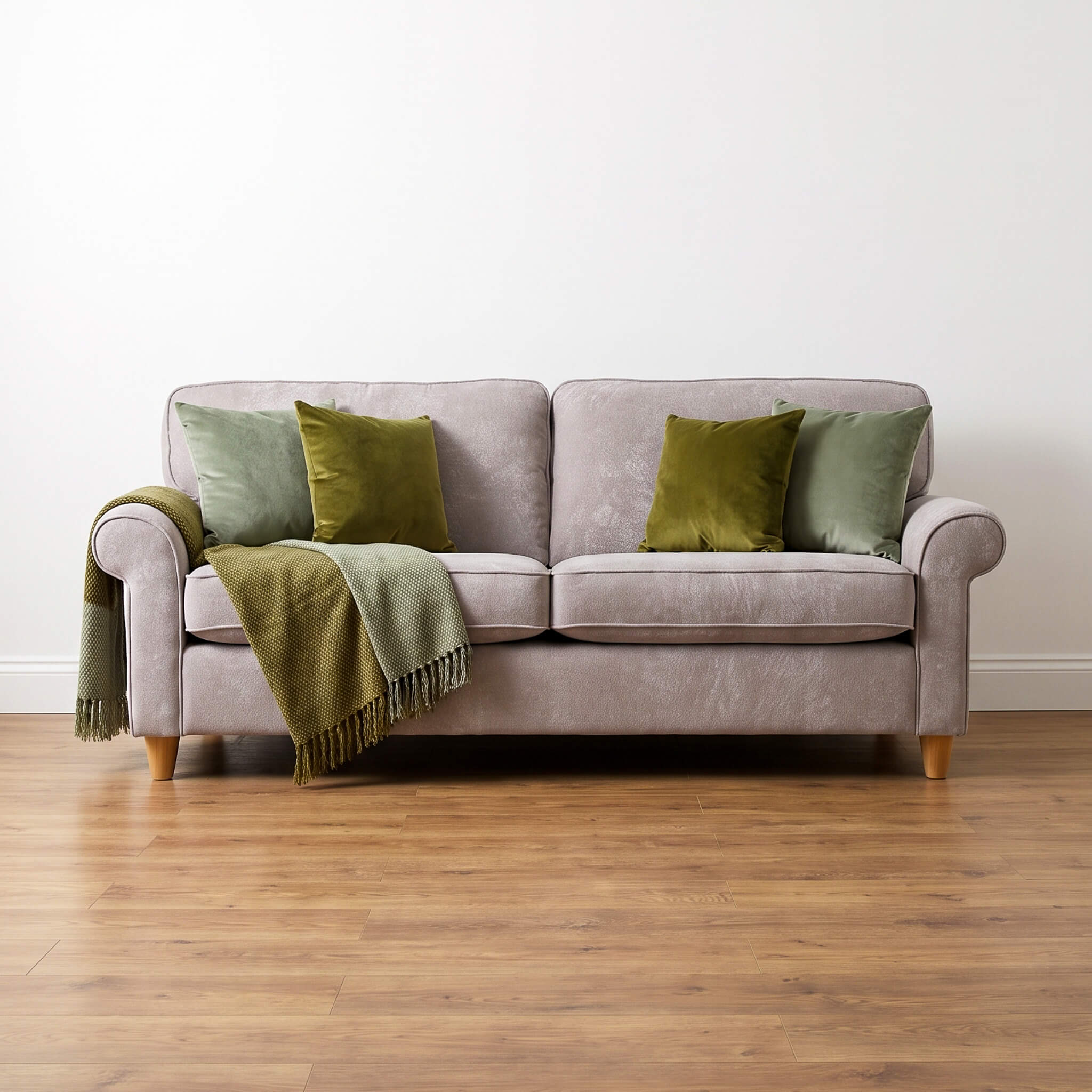 Mary Beige 4 Seater Sofa