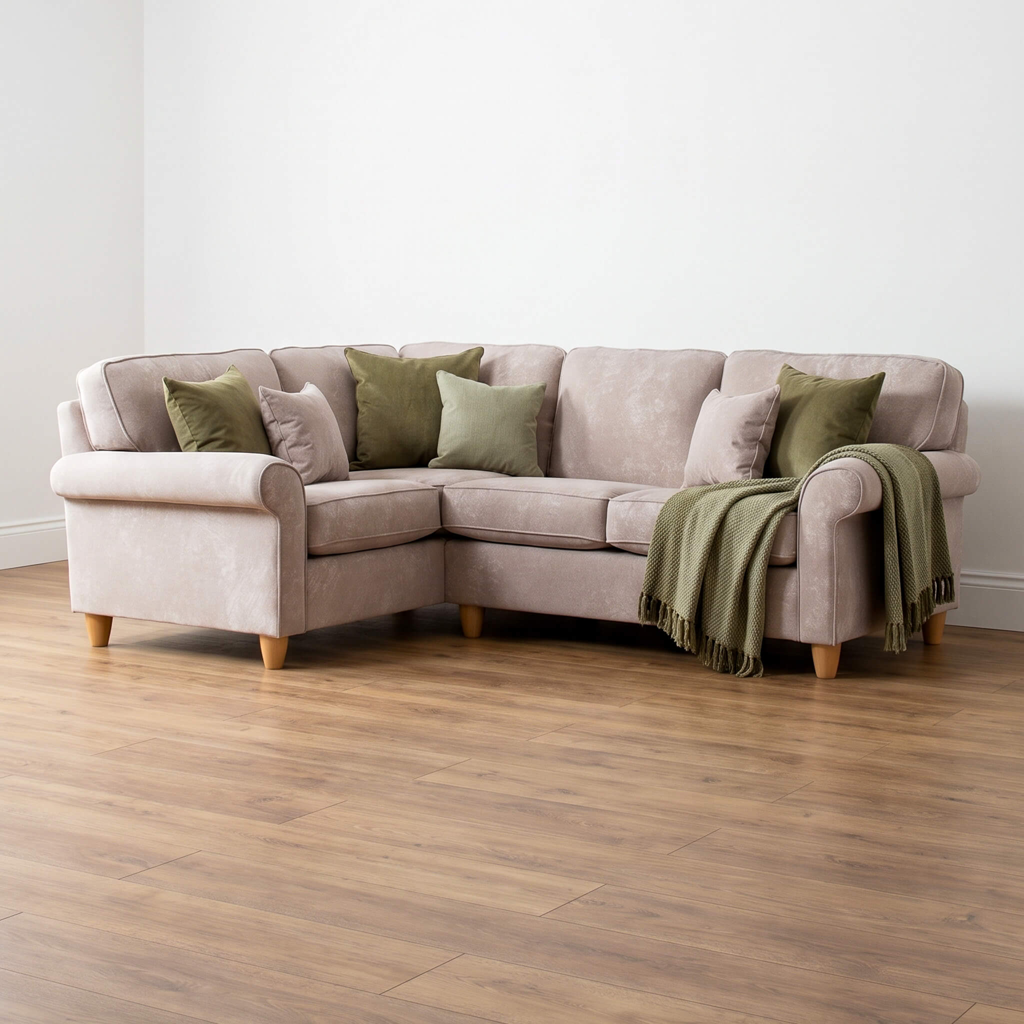 Mary Beige Left Corner Sofa