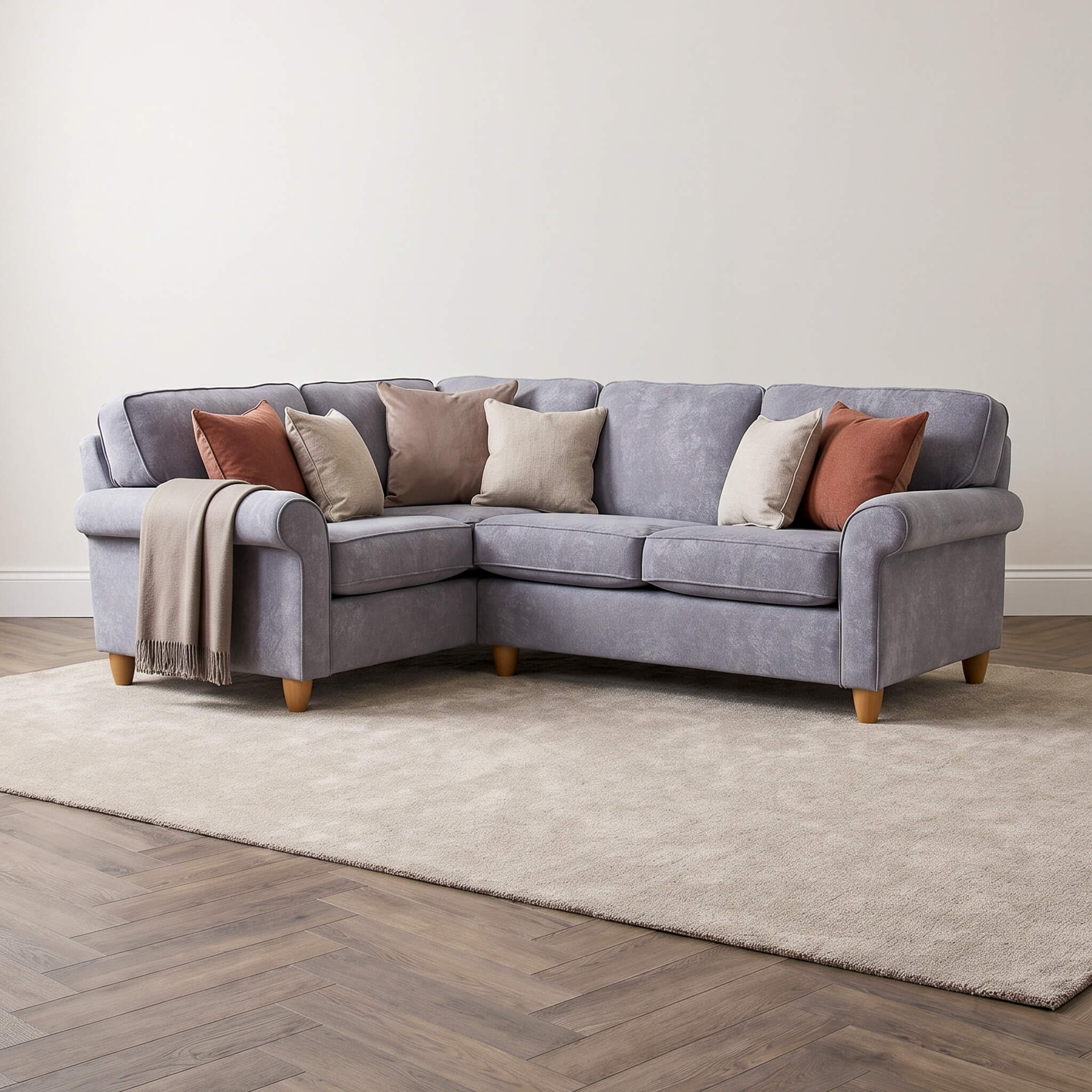 Mary Grey Left Corner Sofa