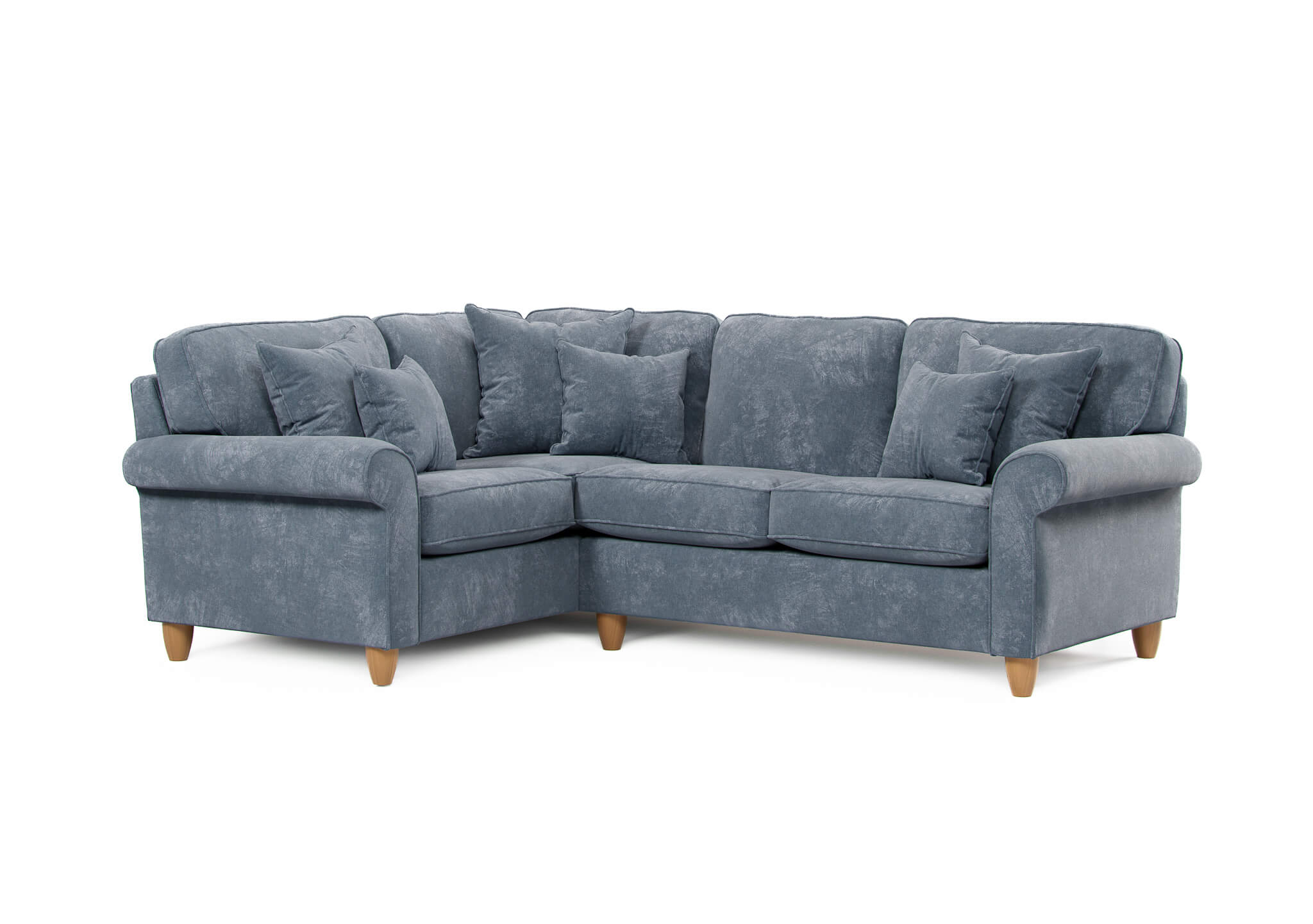 Mary Blue Left Corner Sofa