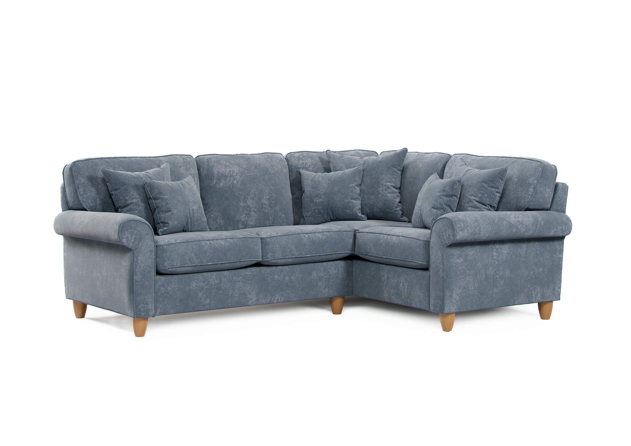Mary Blue Right Corner Sofa