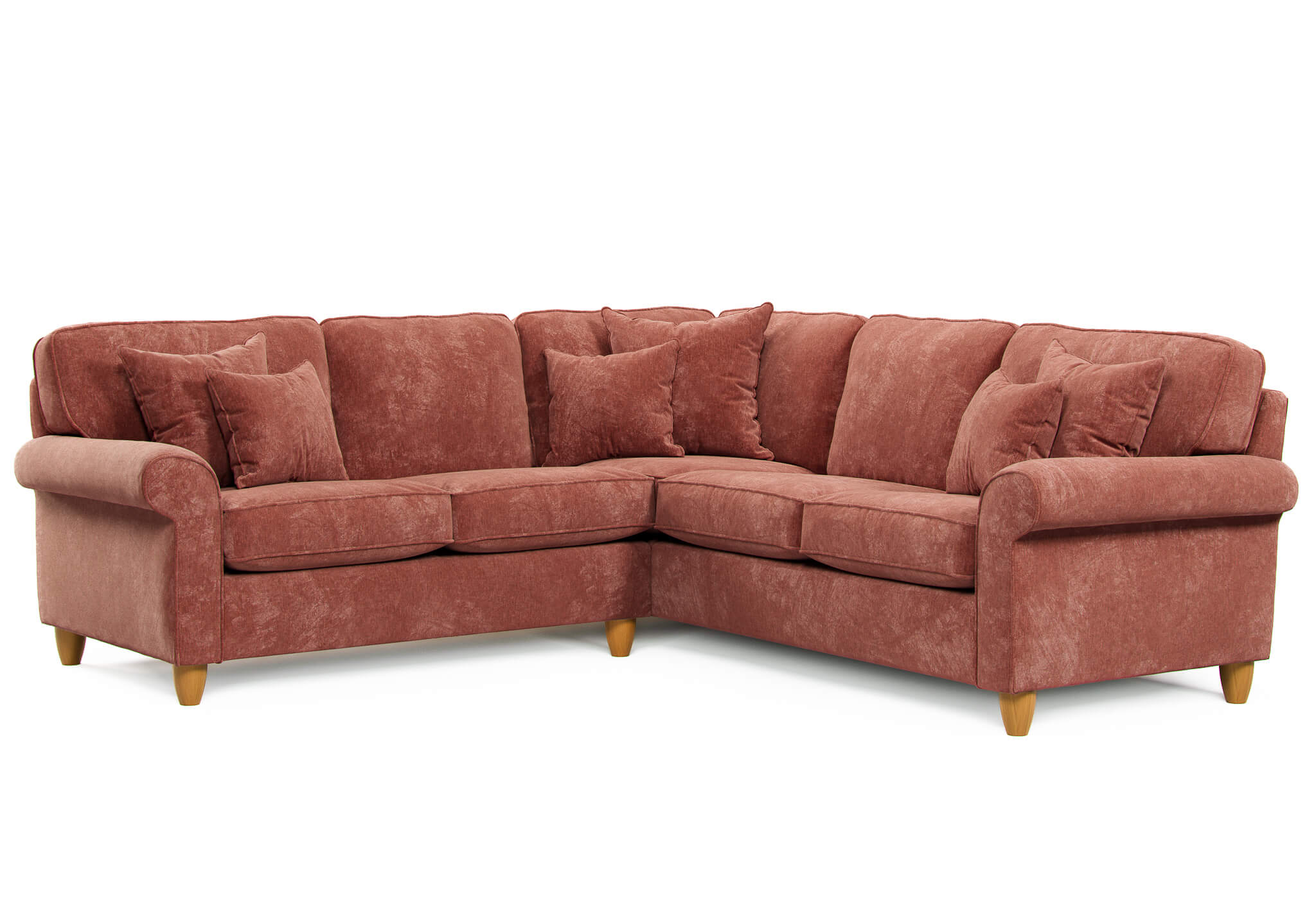 Mary Red Double Corner Sofa