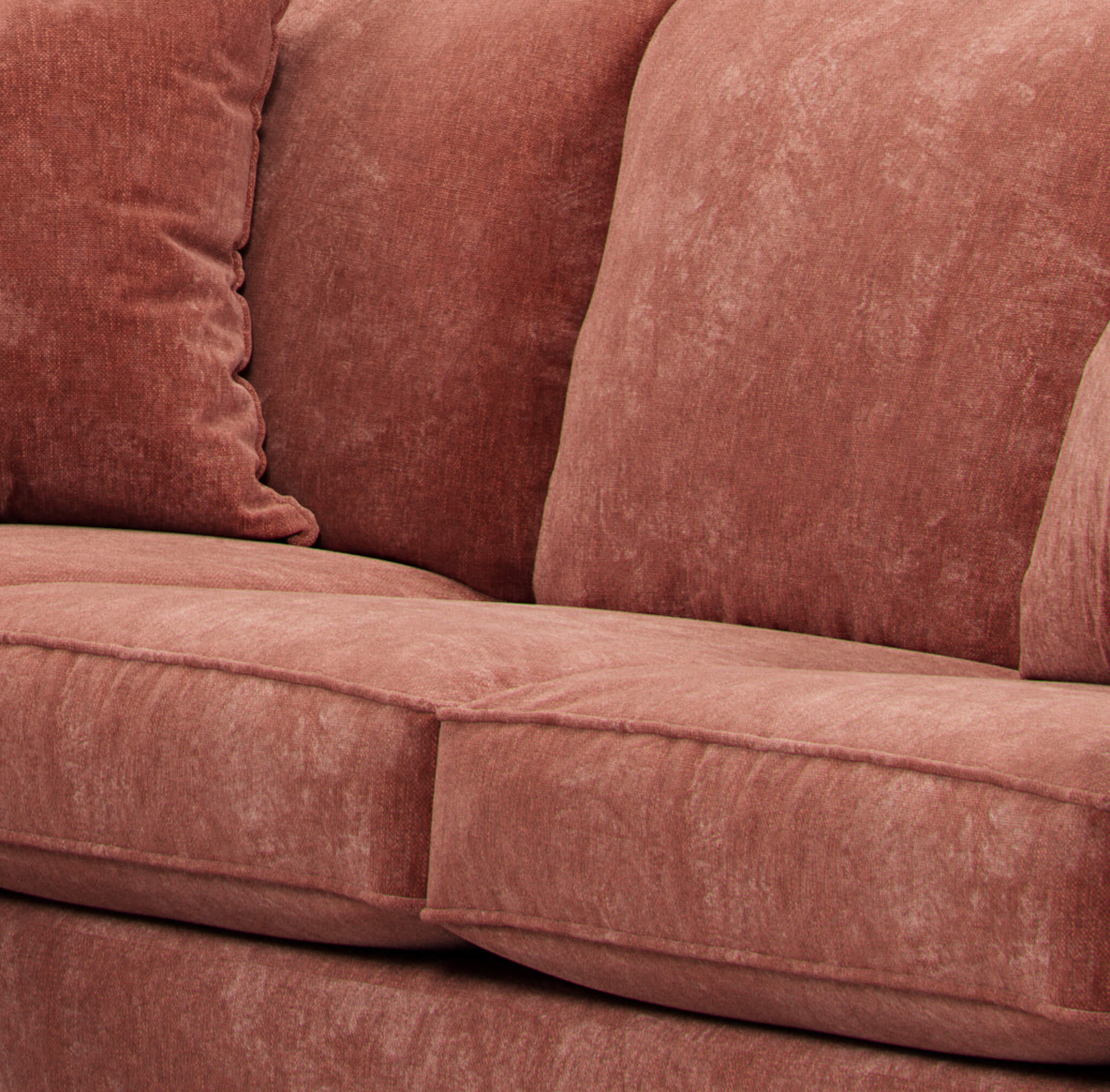 Mary Red Double Corner Sofa