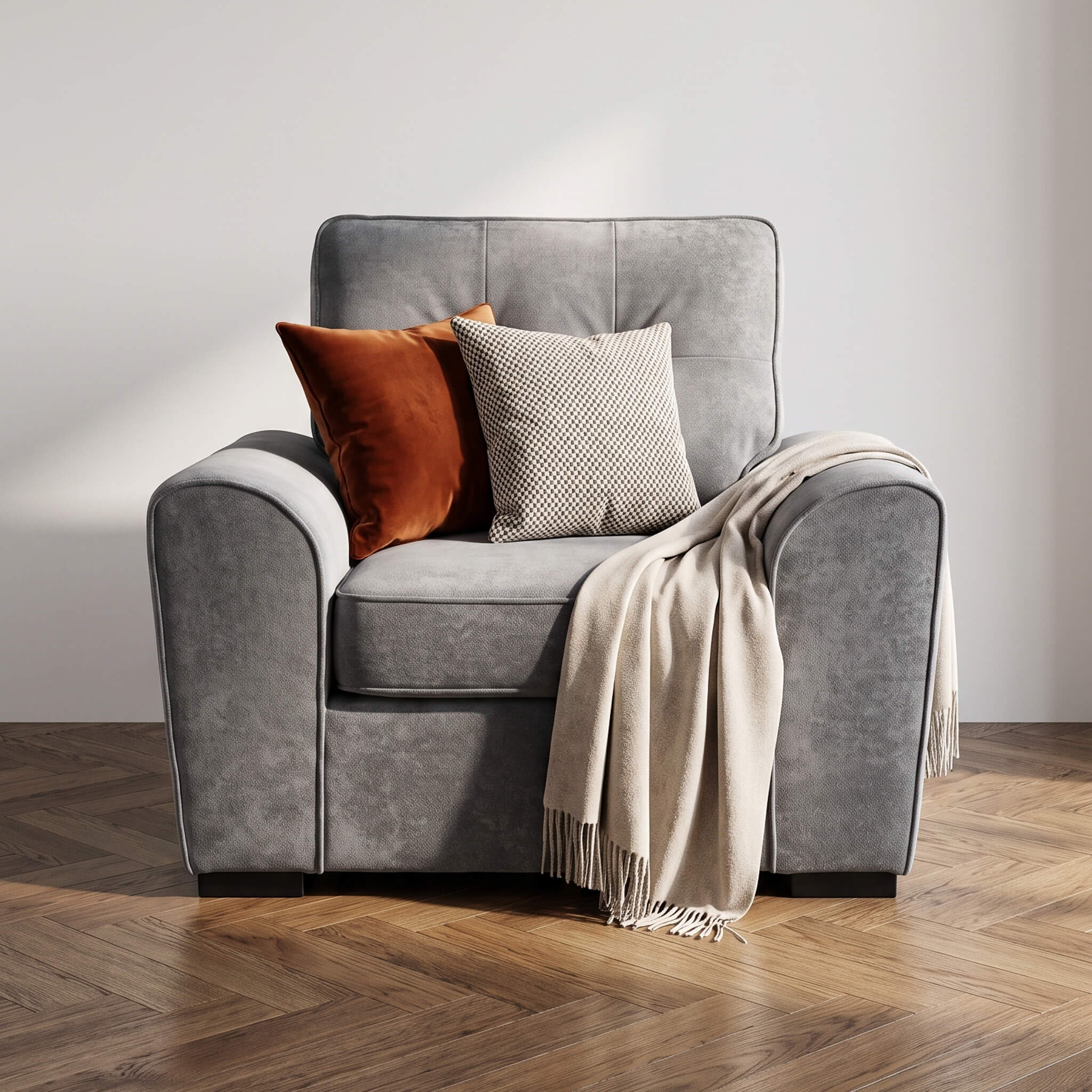 Maxwell Grey Armchair