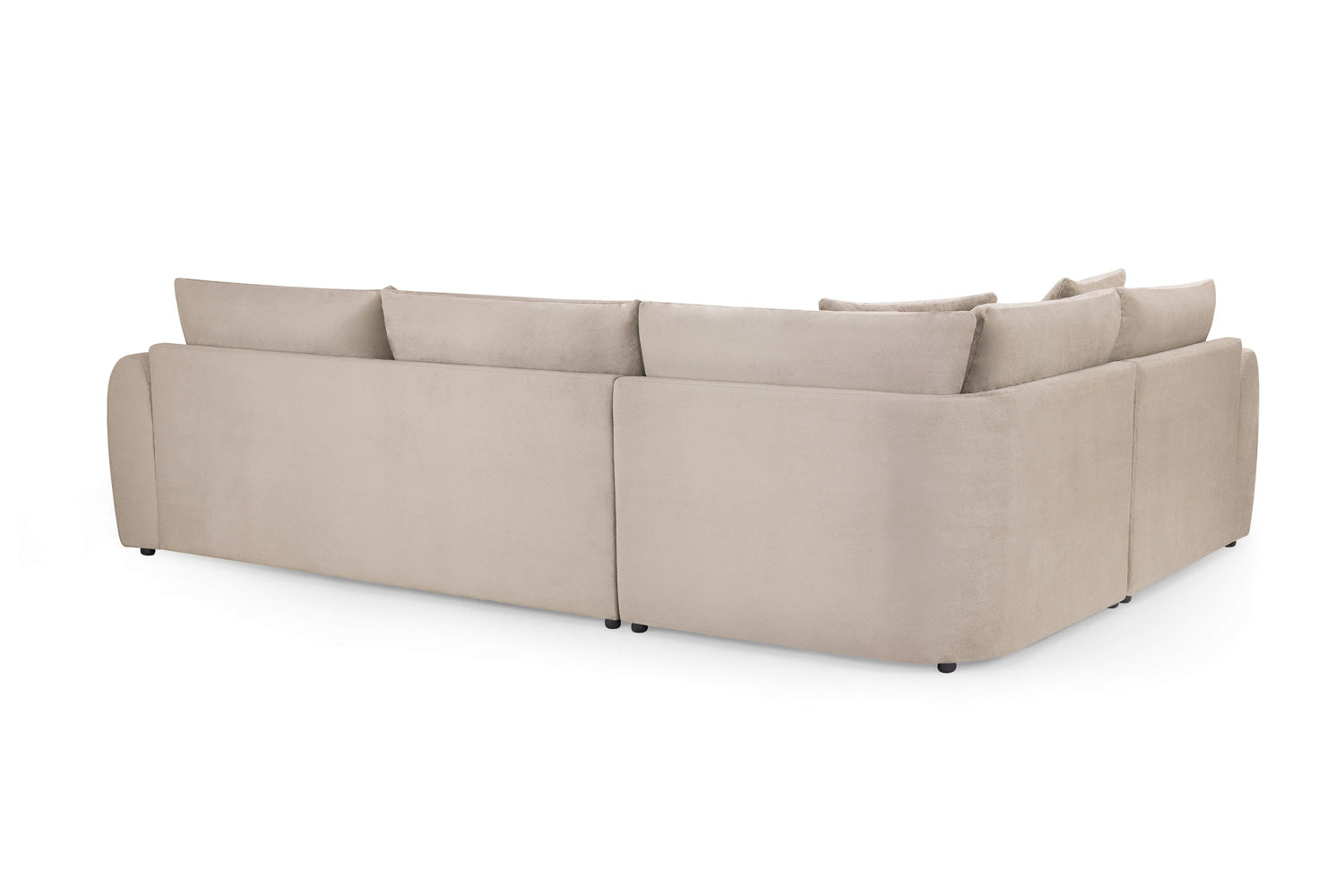 Mira Brown Left Corner Sofa