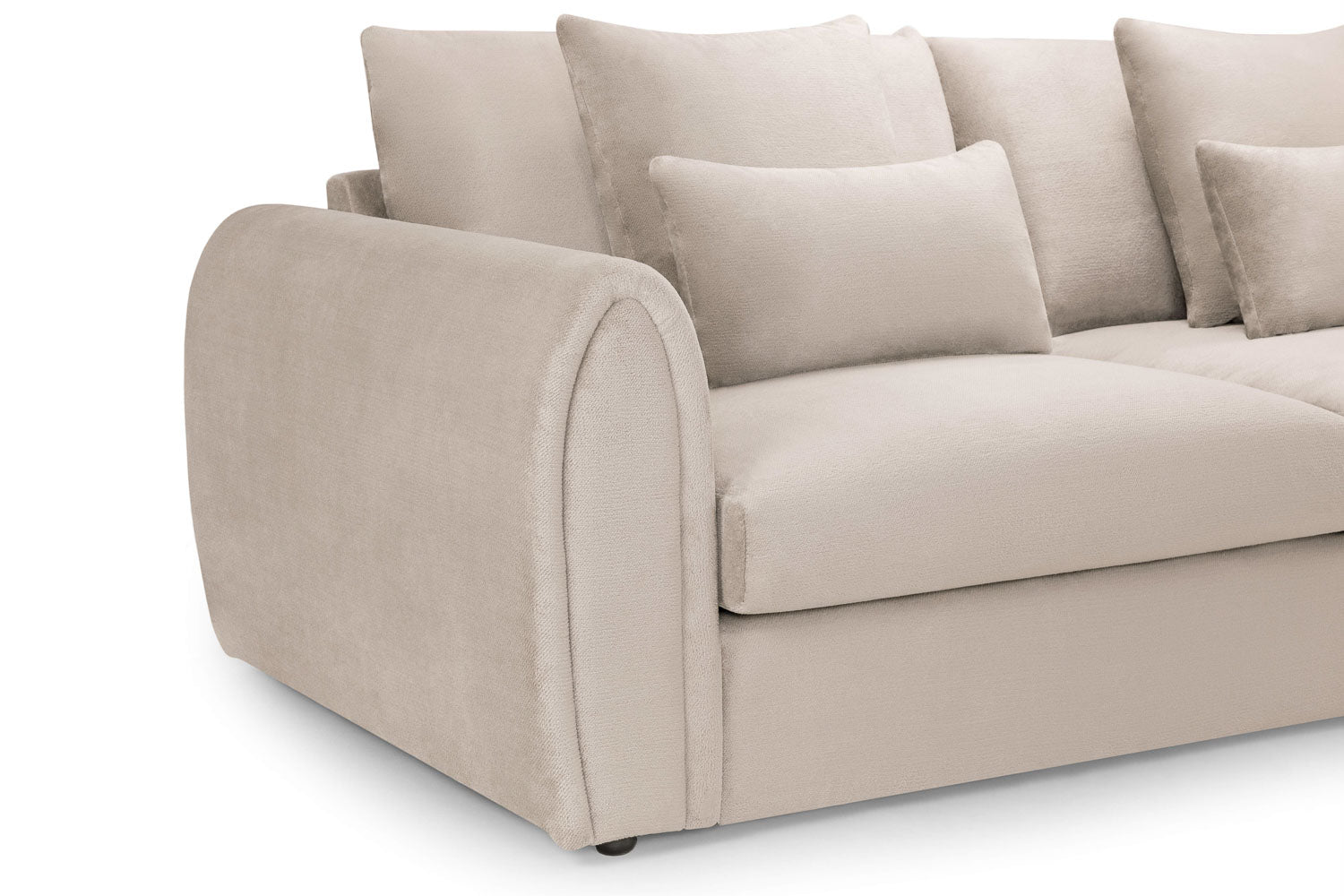 Mira Brown Right Corner Sofa