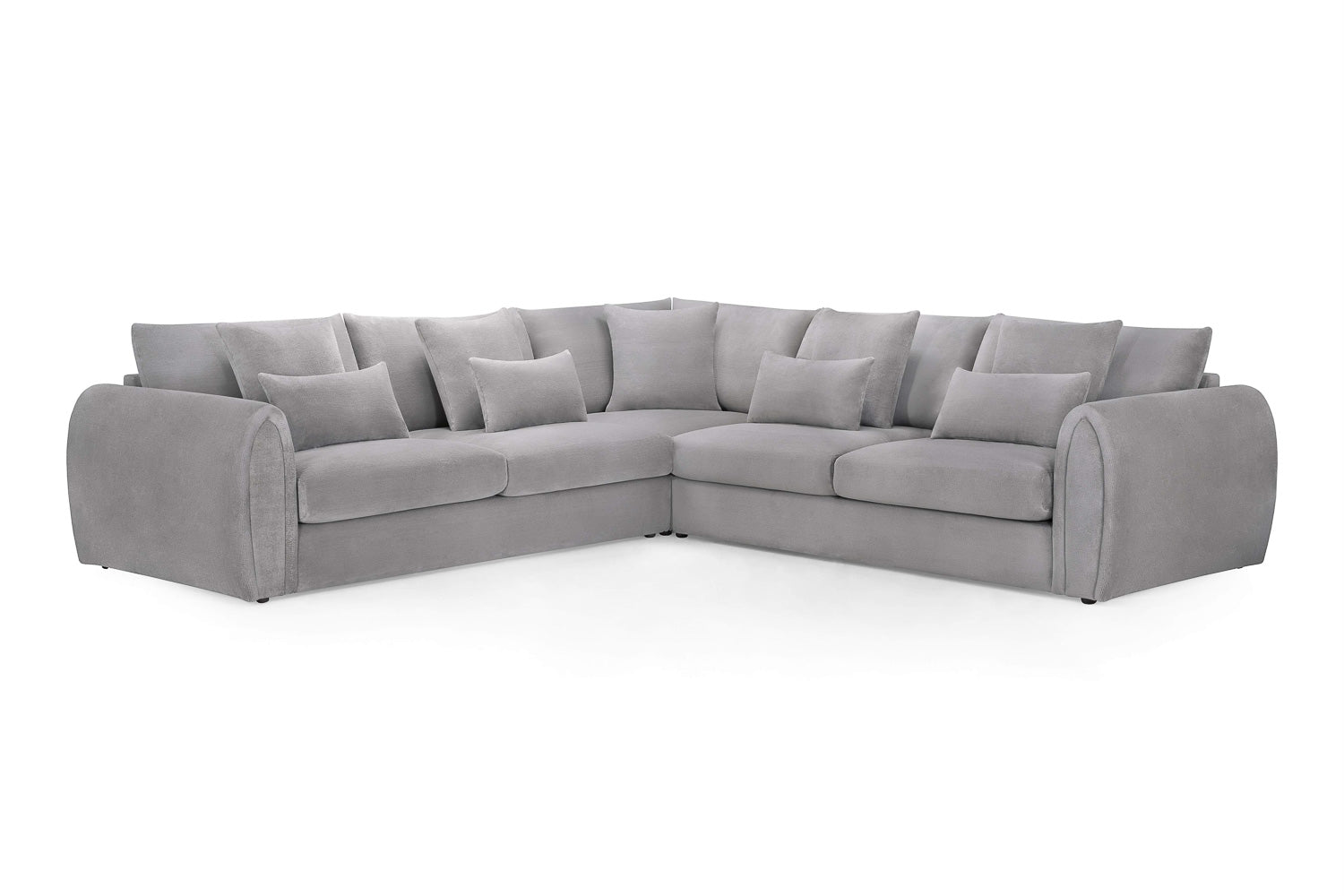 Mira Grey Double Corner Sofa