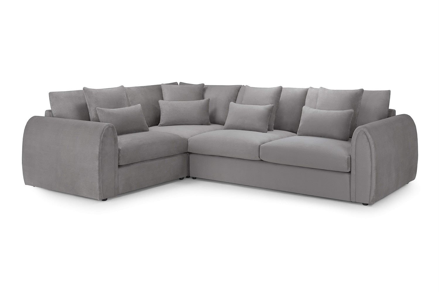 Mira Grey Left Corner Sofa
