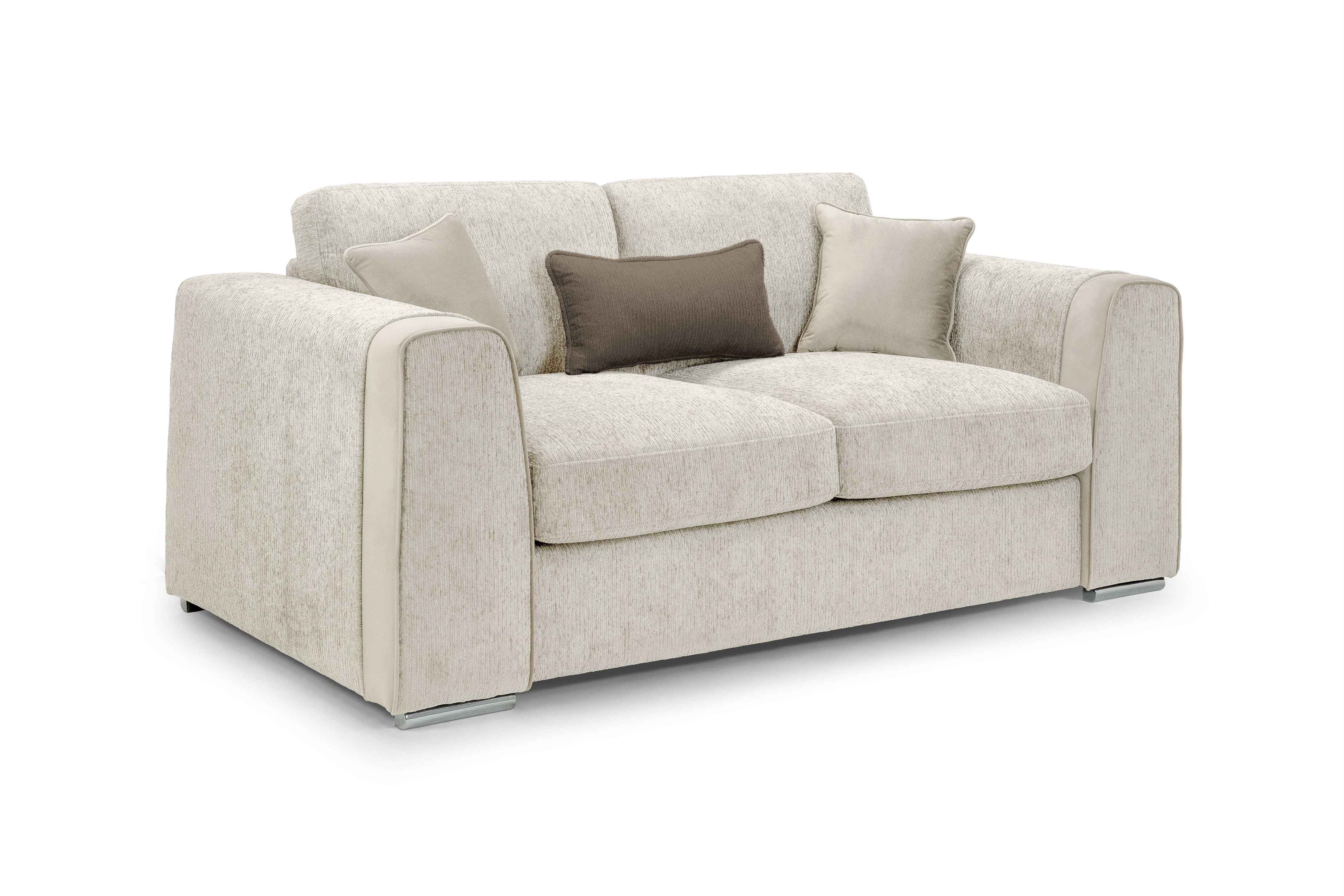 Narela Beige 2 Seater Sofa