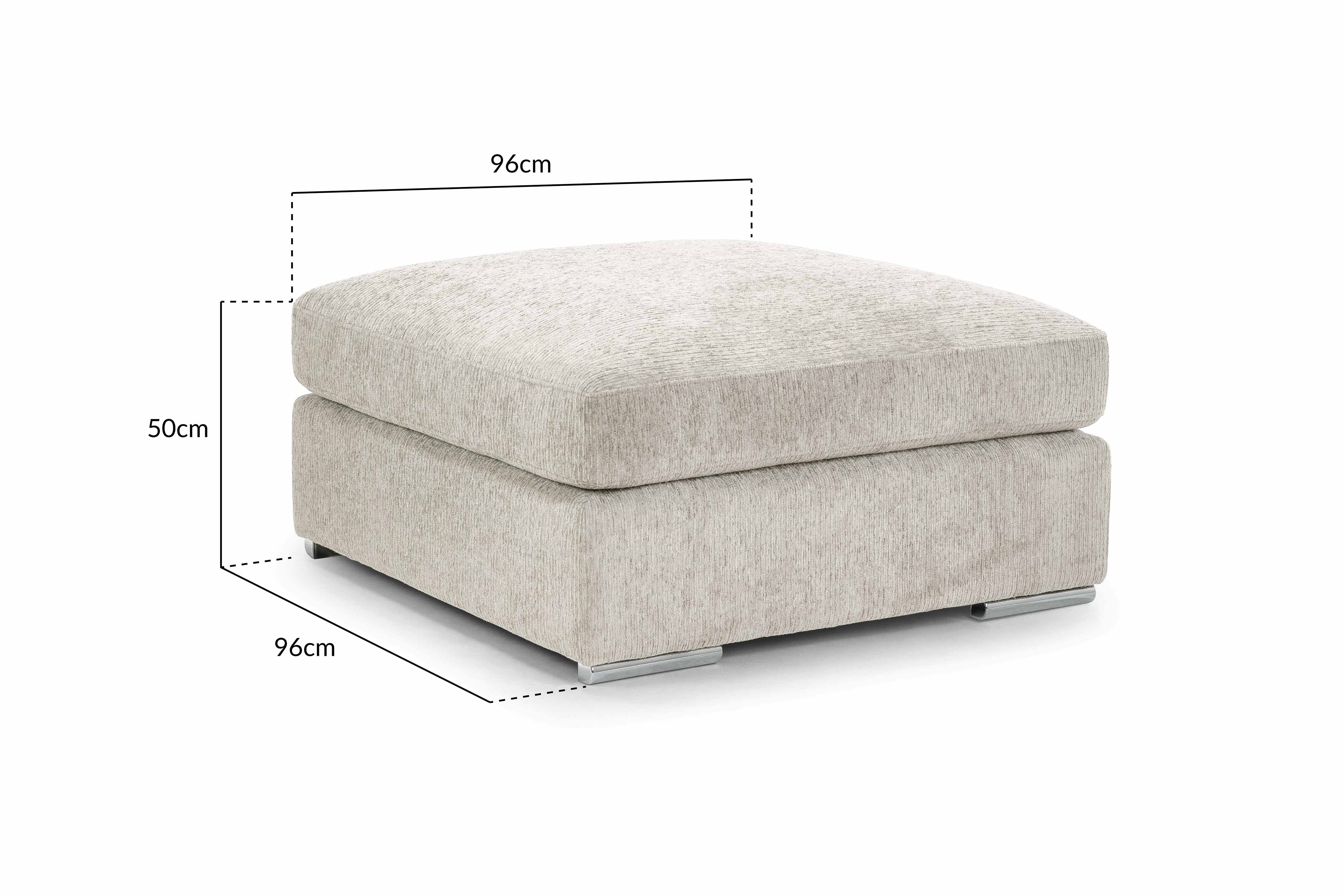 Narela Beige Footstool