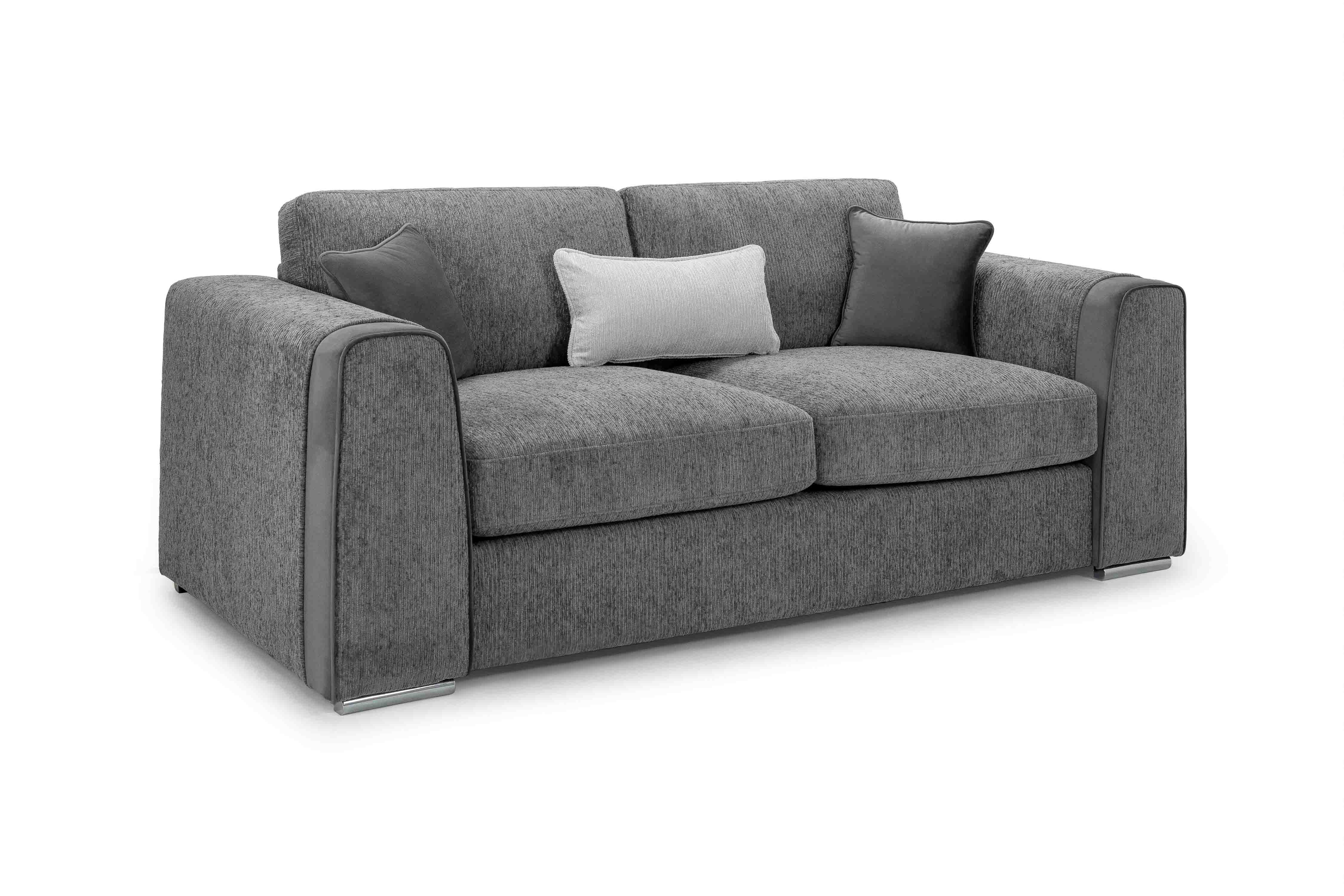 Narela Grey 3 Seater Sofa