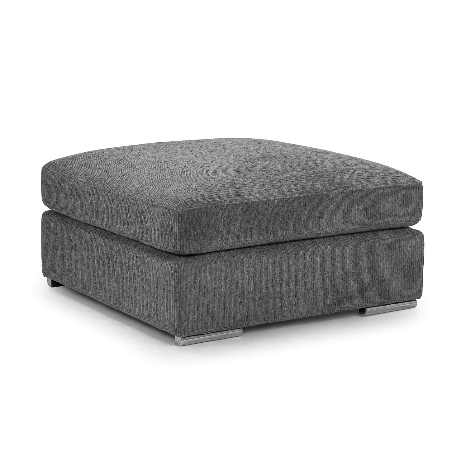 Narela Grey Footstool