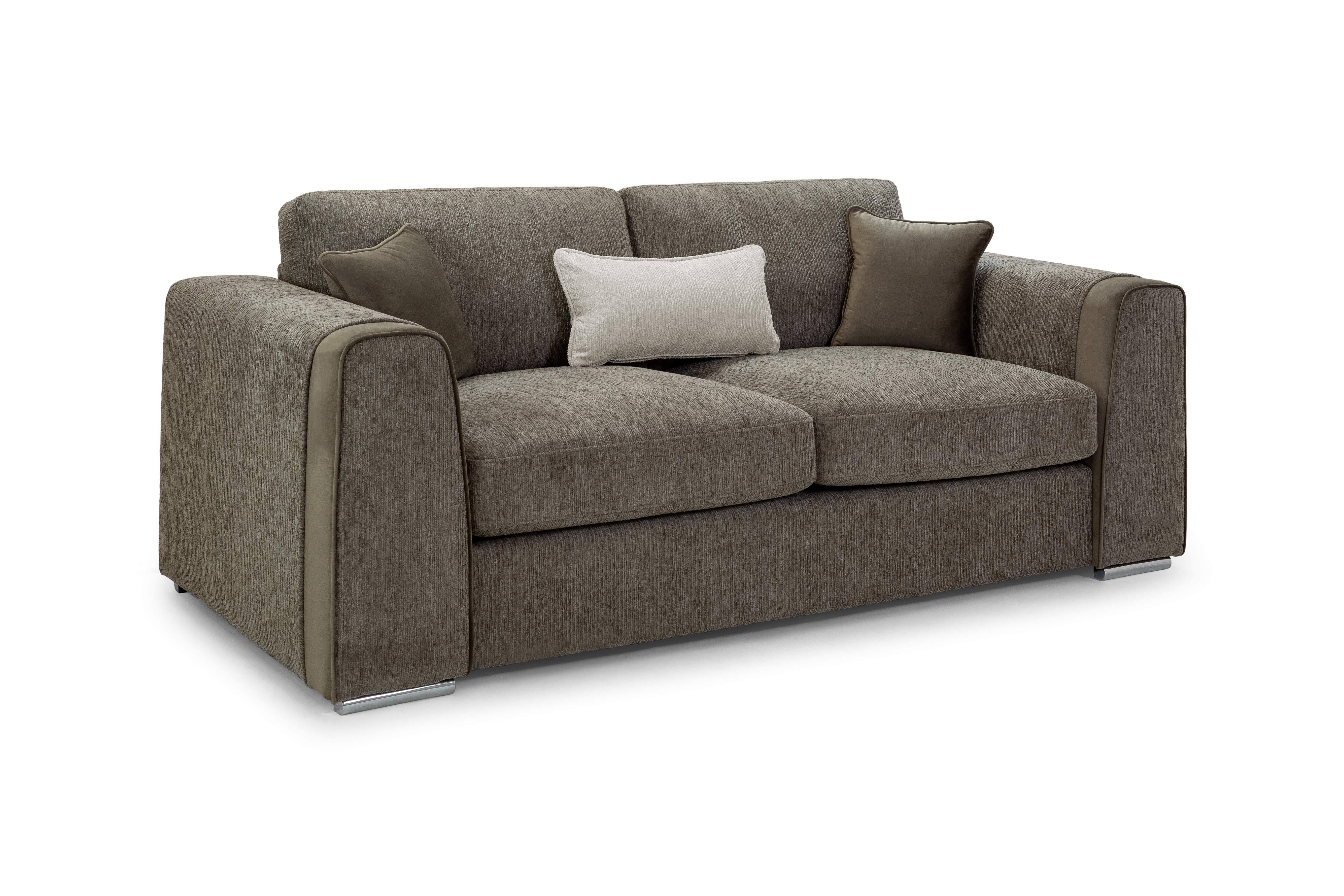 Narela Mocha 3 Seater Sofa