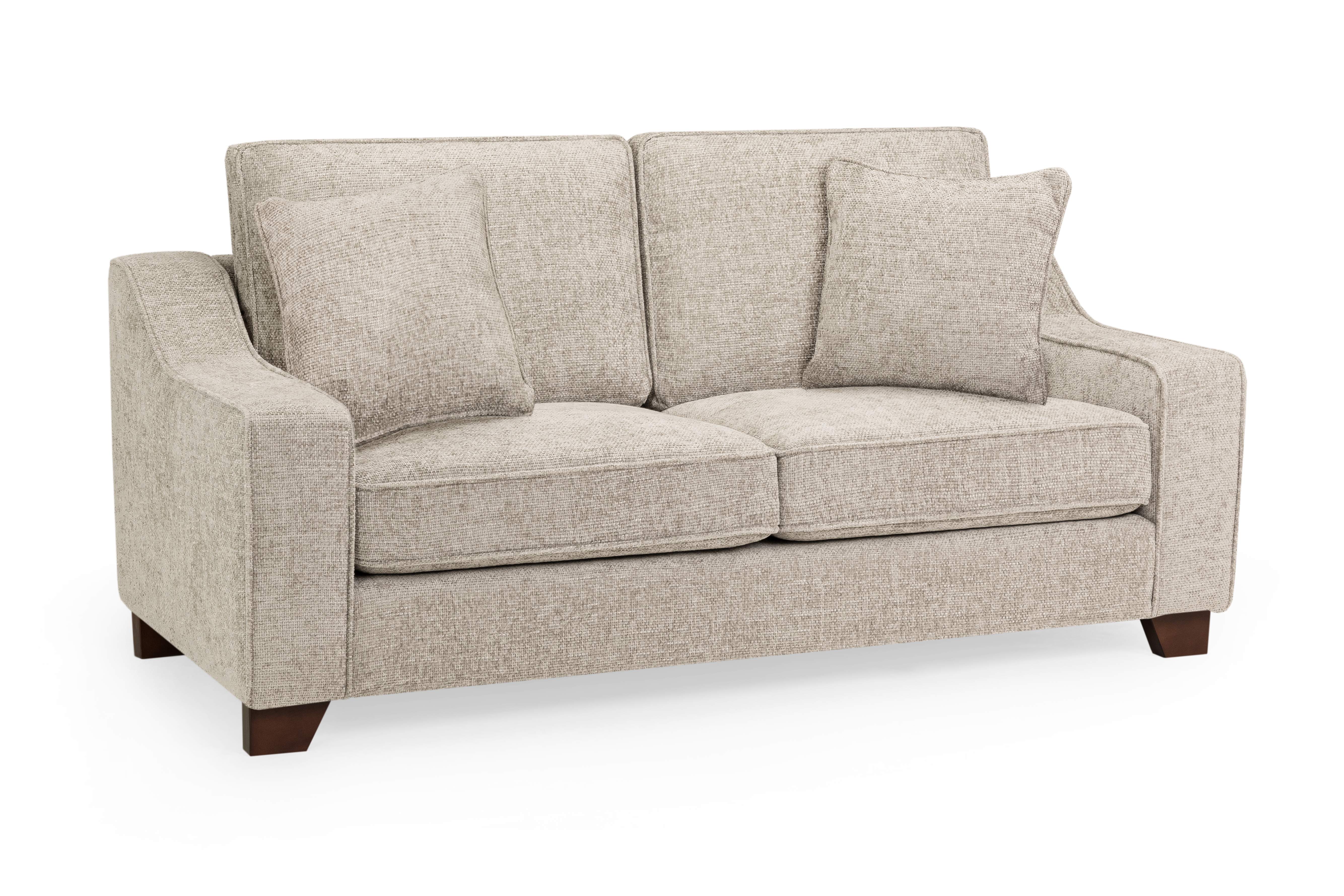 Nebra Beige 3 Seater Sofa