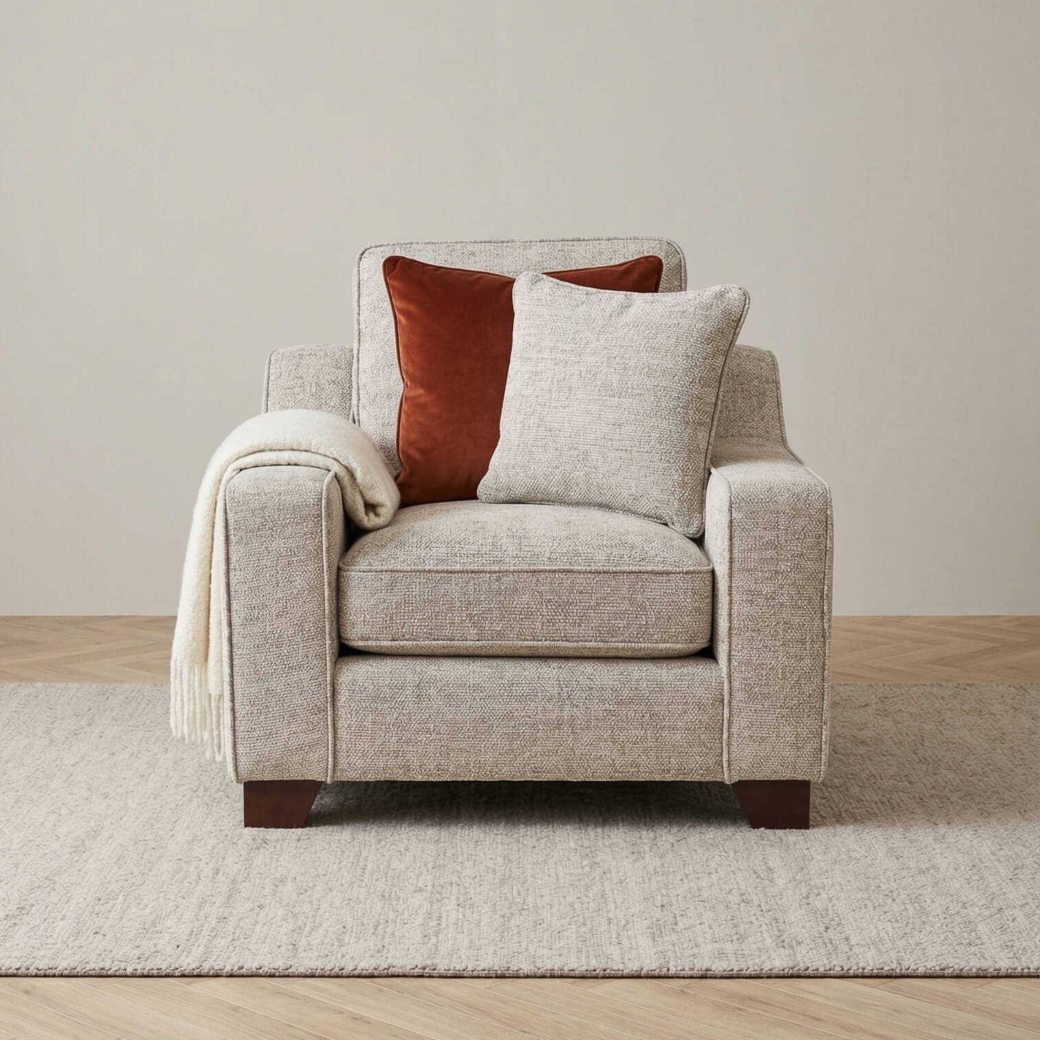 Nebra Beige Armchair