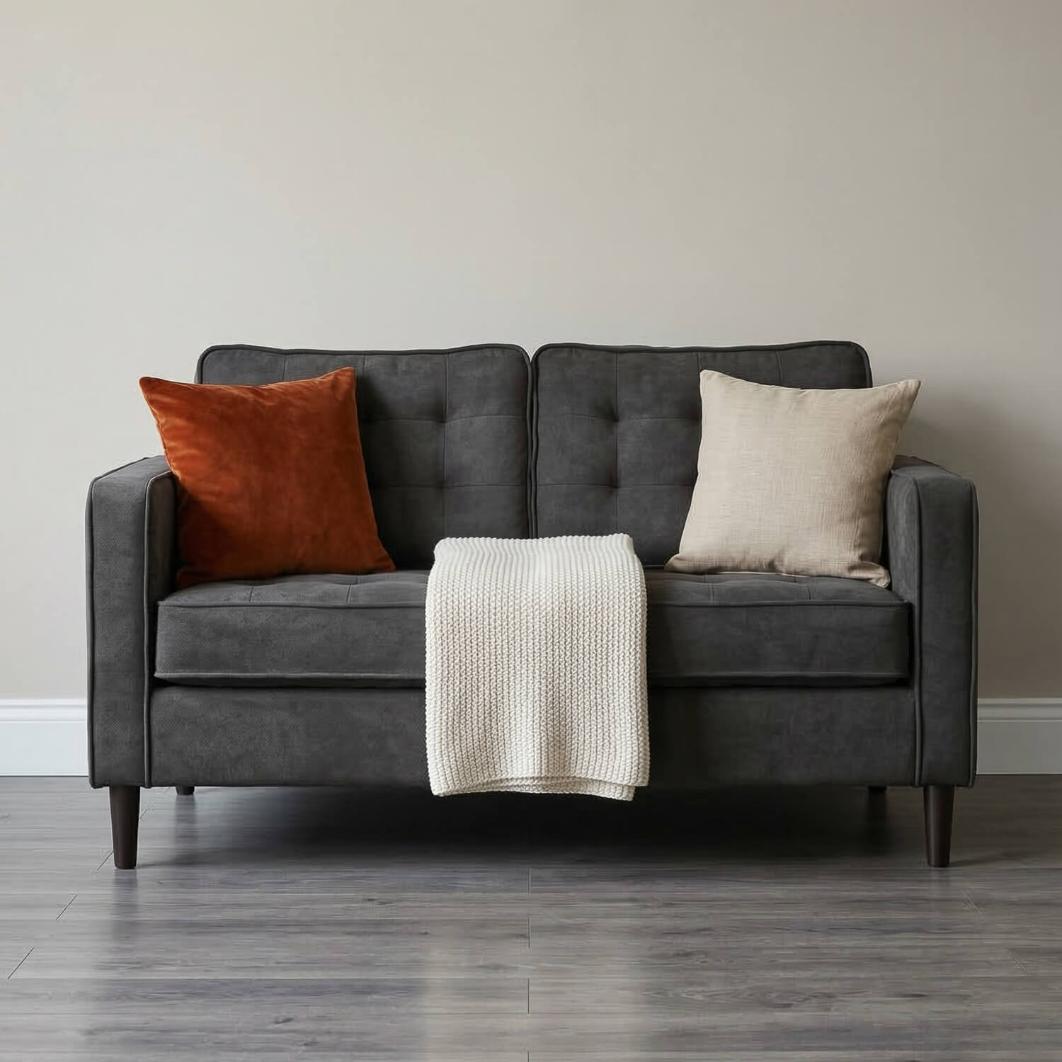 Pico Grey 2 Seater Sofa