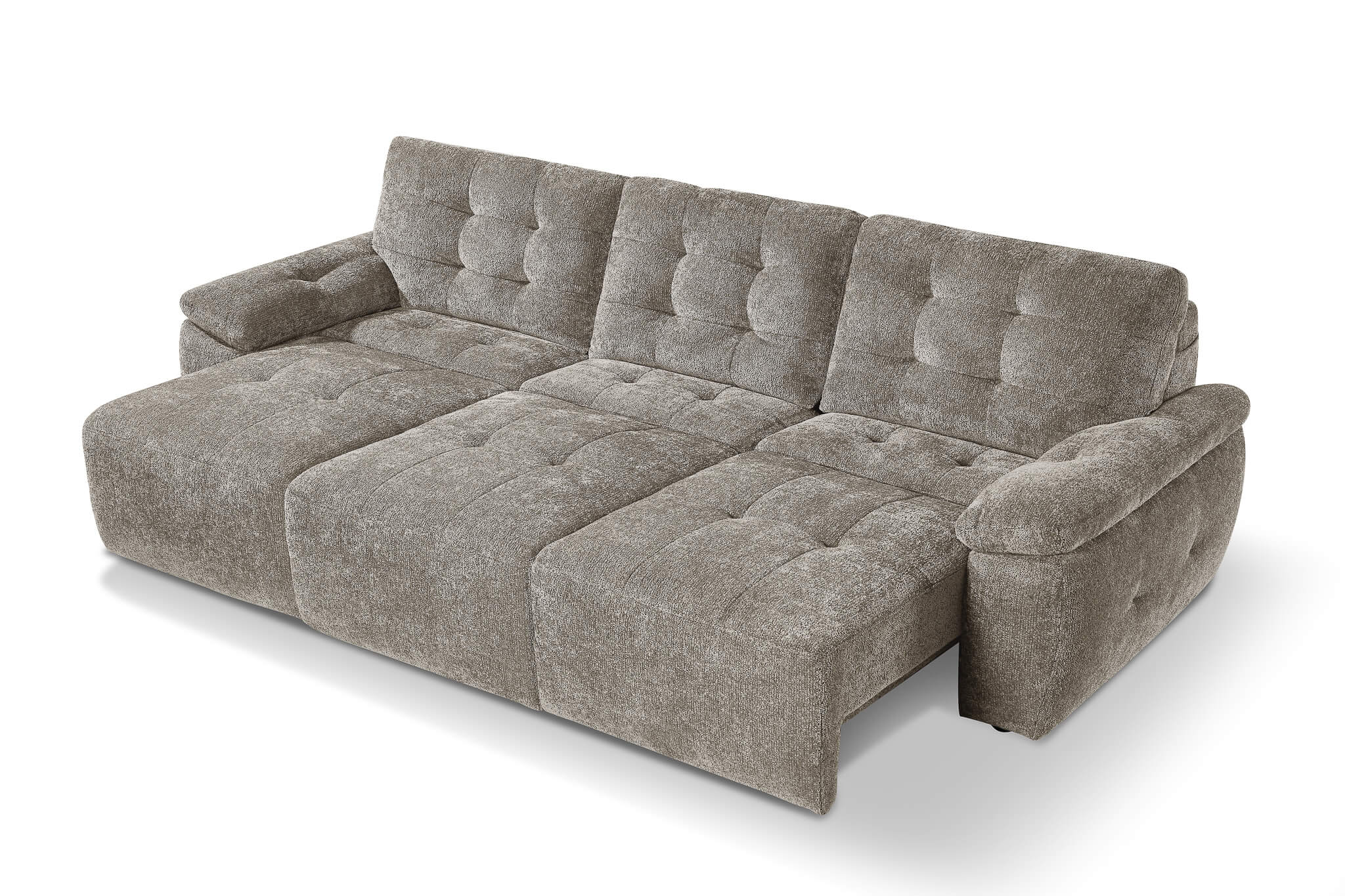 Rio Stone 3 Seater Power Slider Sofa Bed