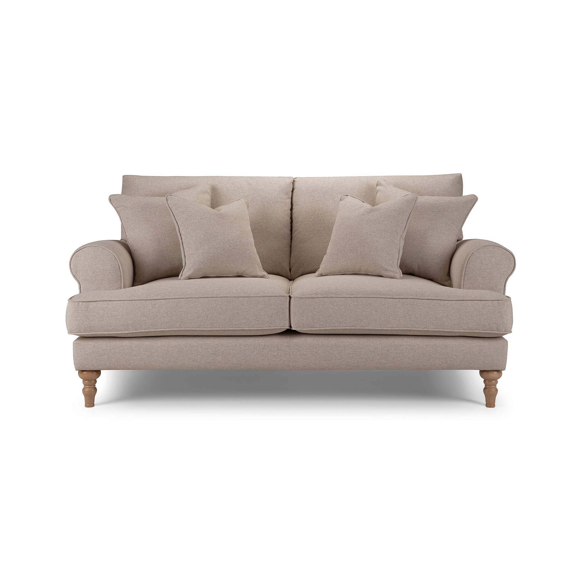 Sany Beige 2 Seater Sofa