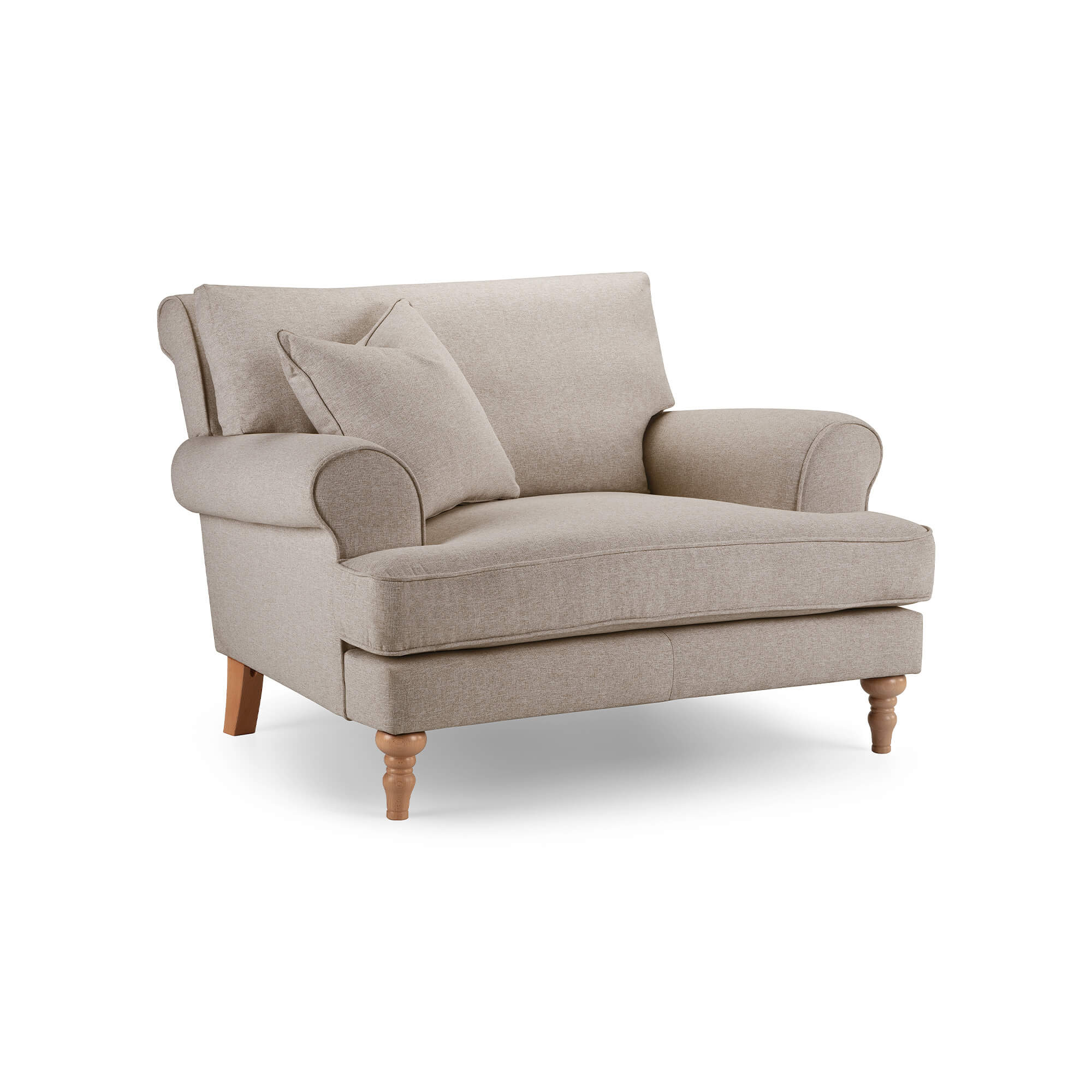 Sany Beige Snuggle Chair