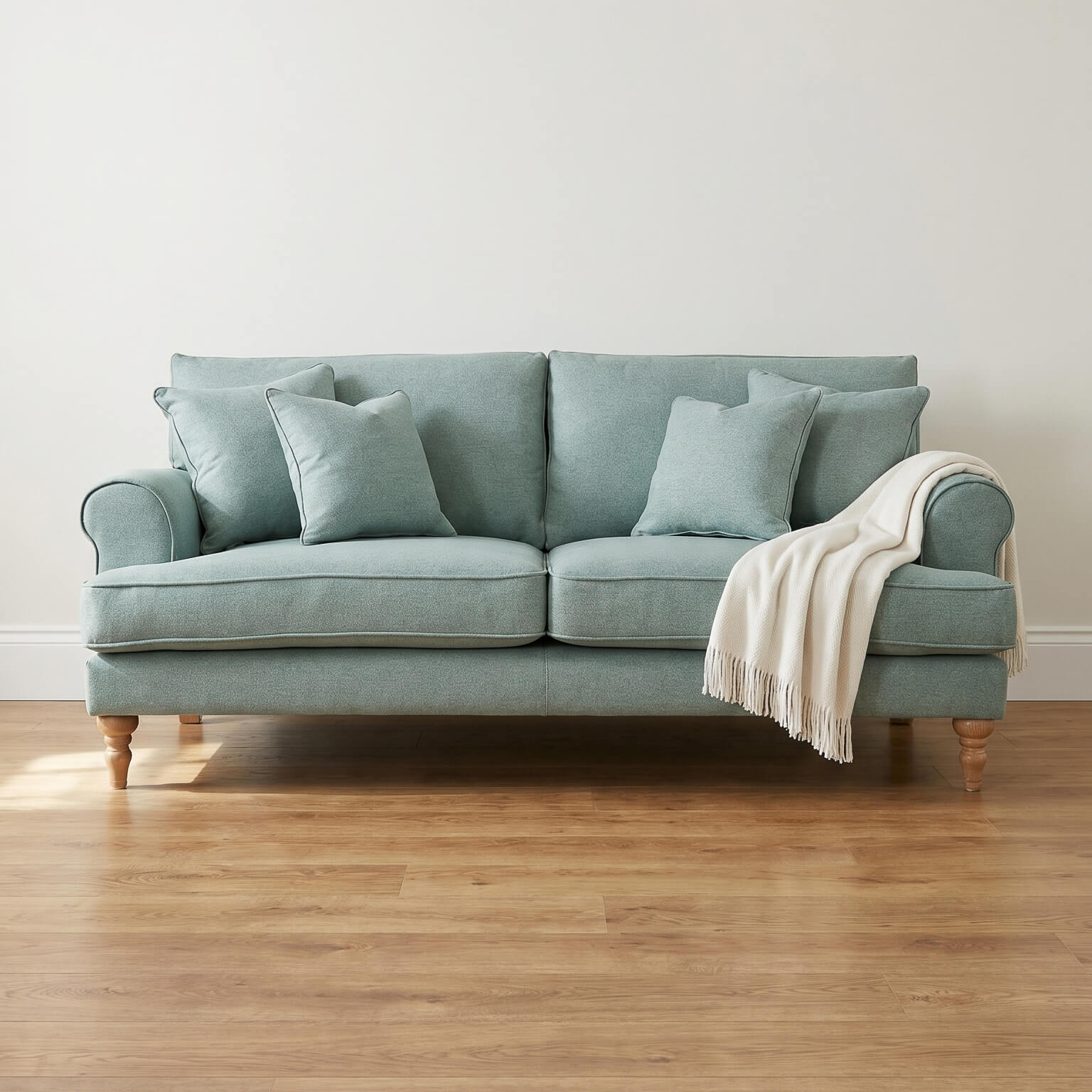 Sany Green 3 Seater Sofa