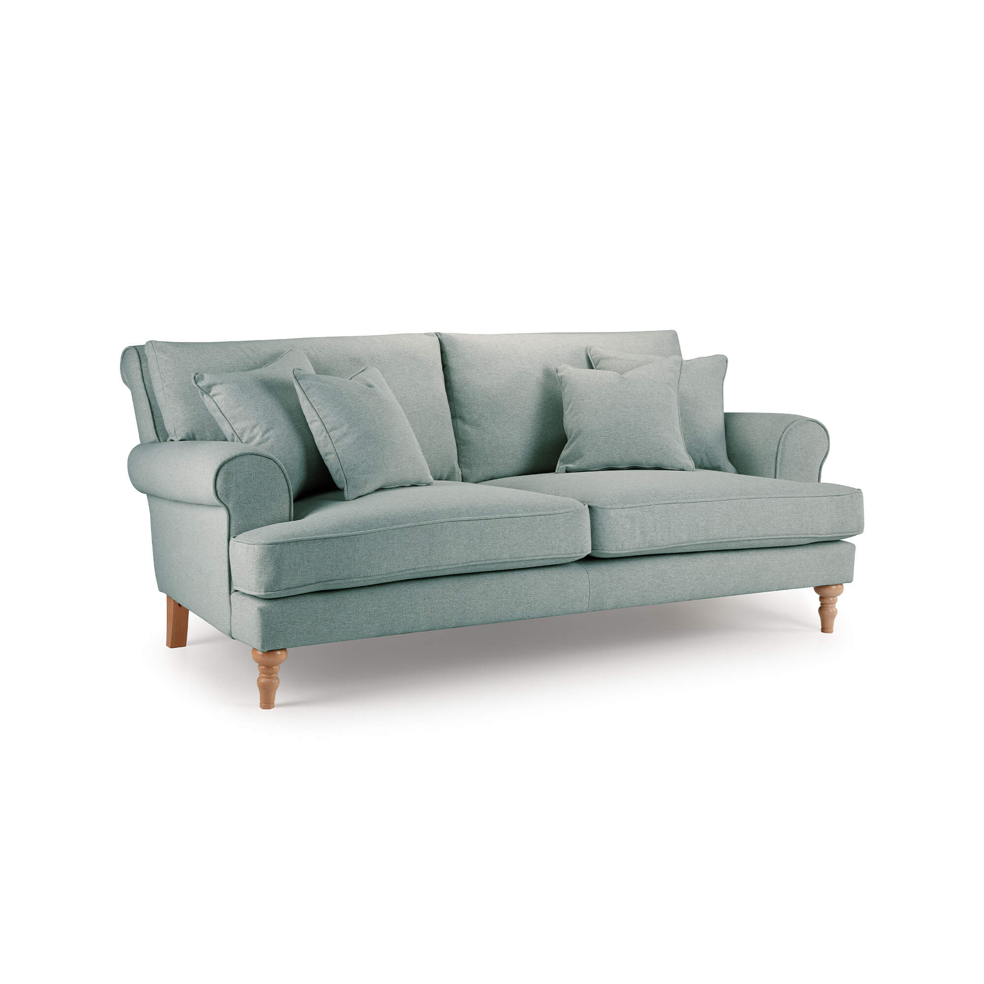Sany Green 3 Seater Sofa