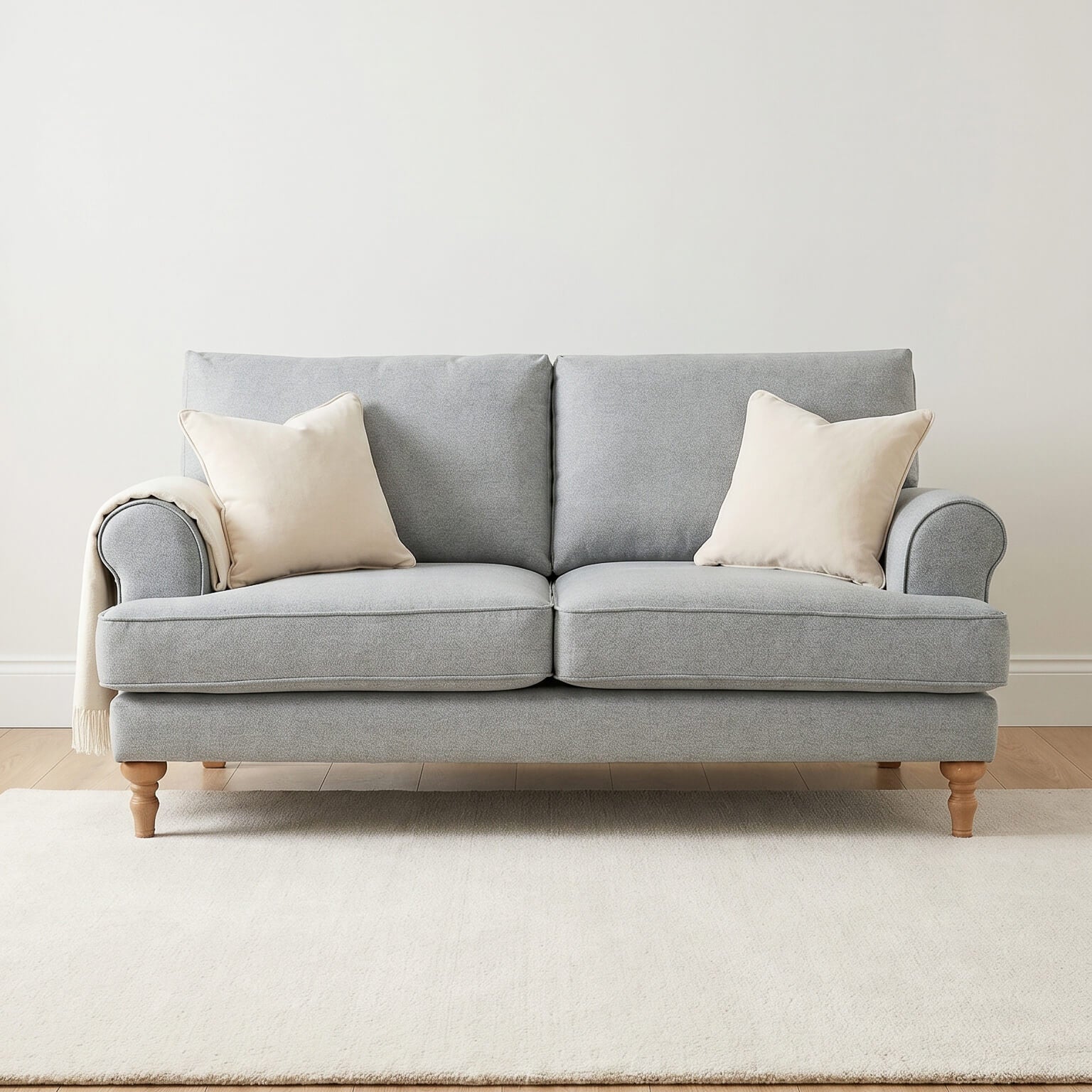 Sany Grey 2 Seater Sofa