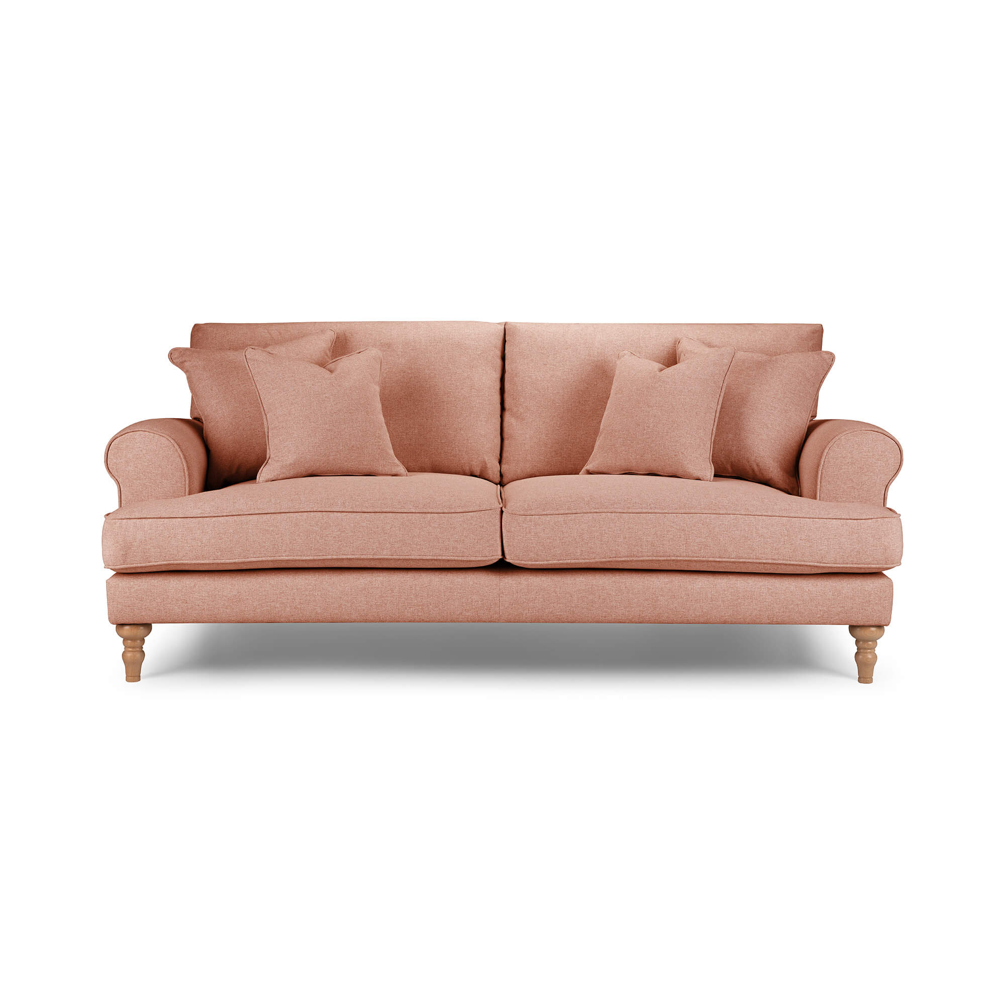 Sany Pink 3 Seater Sofa