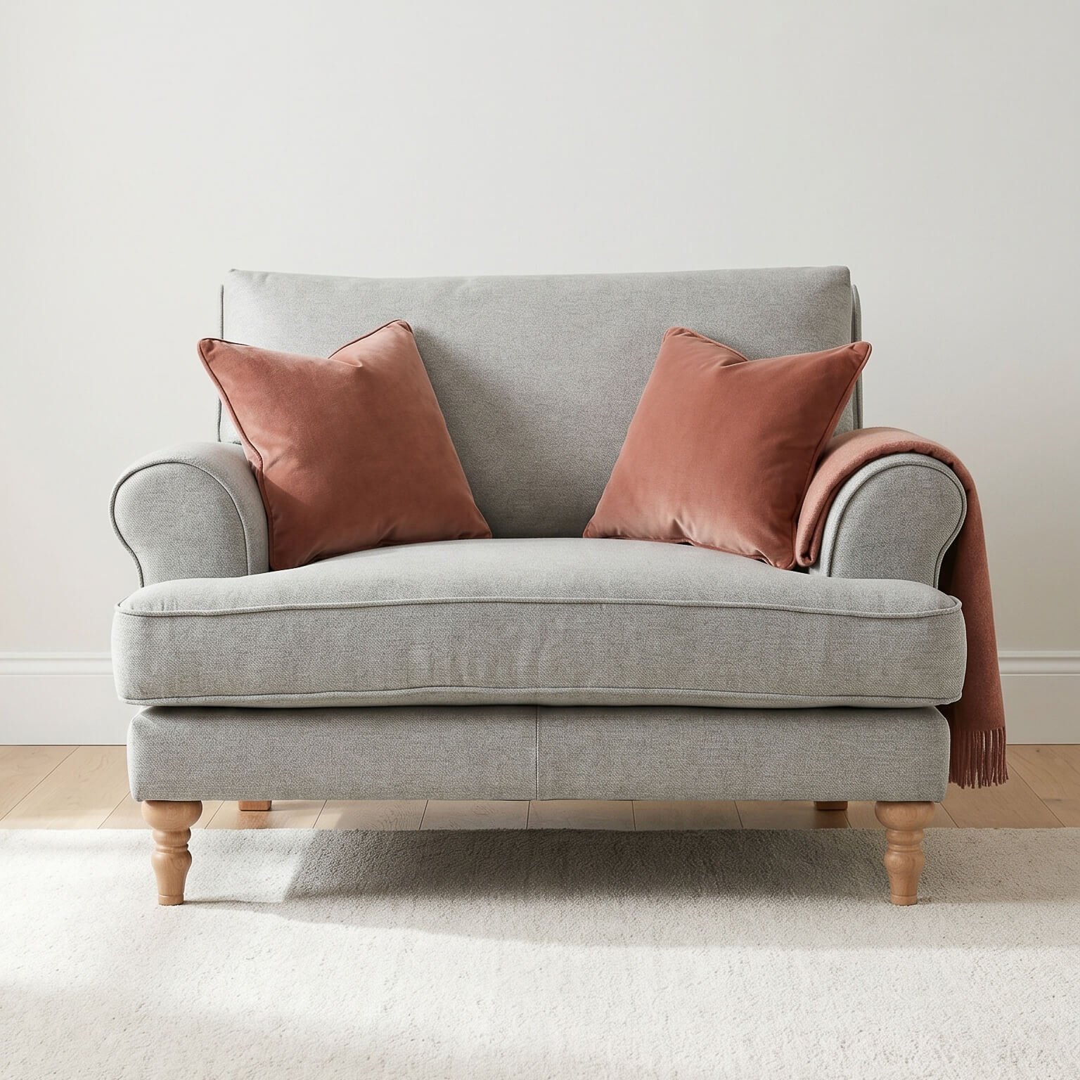 Sany Beige Snuggle Chair