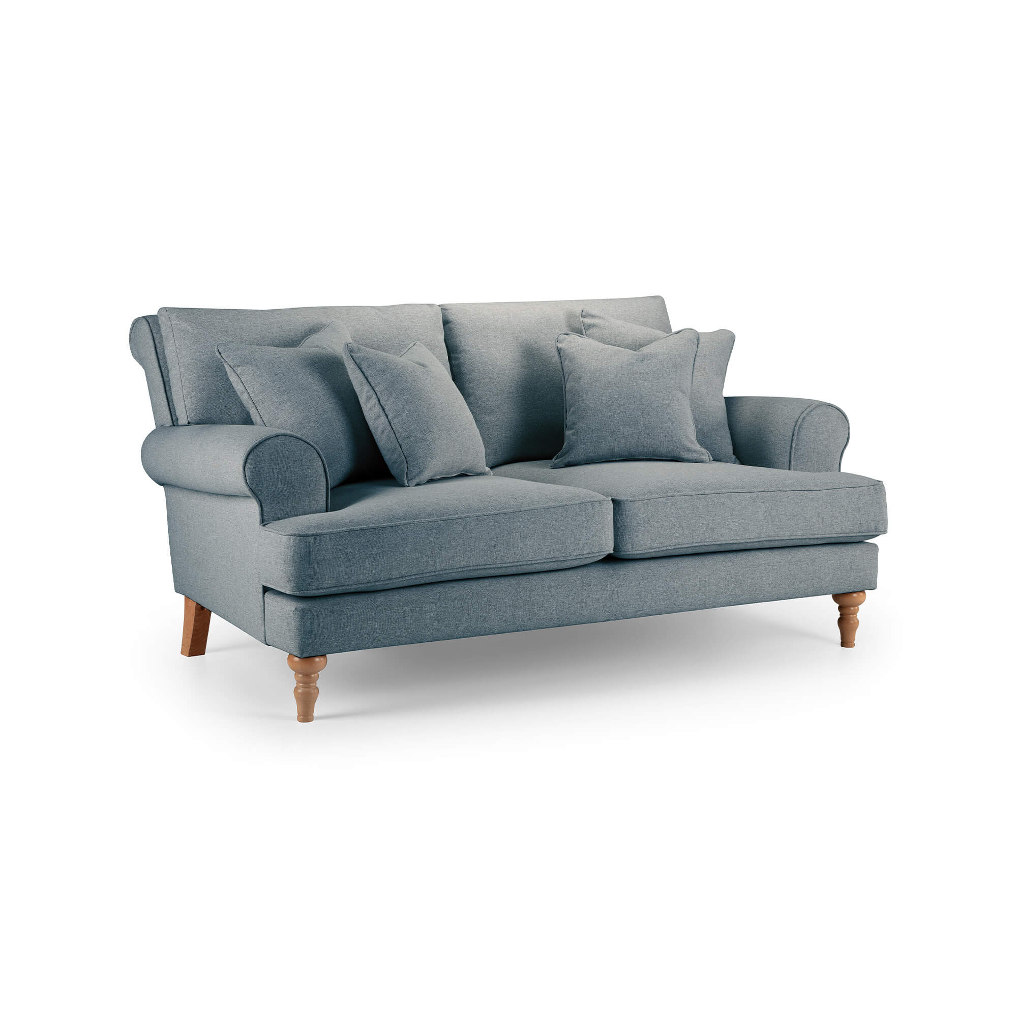 Sany Blue 2 Seater Sofa