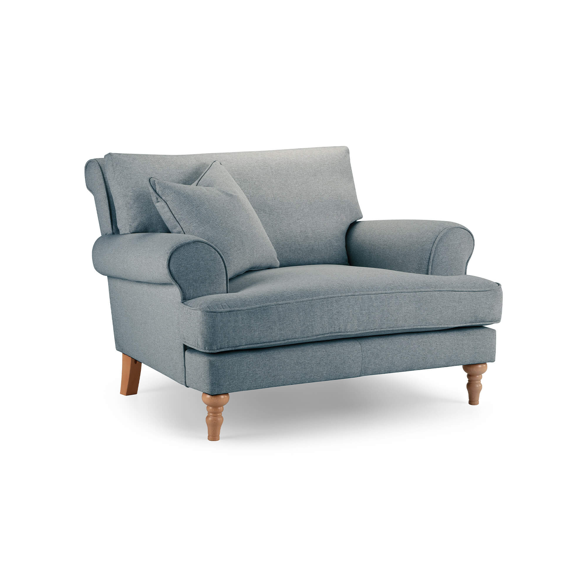 Sany Blue Snuggle Chair