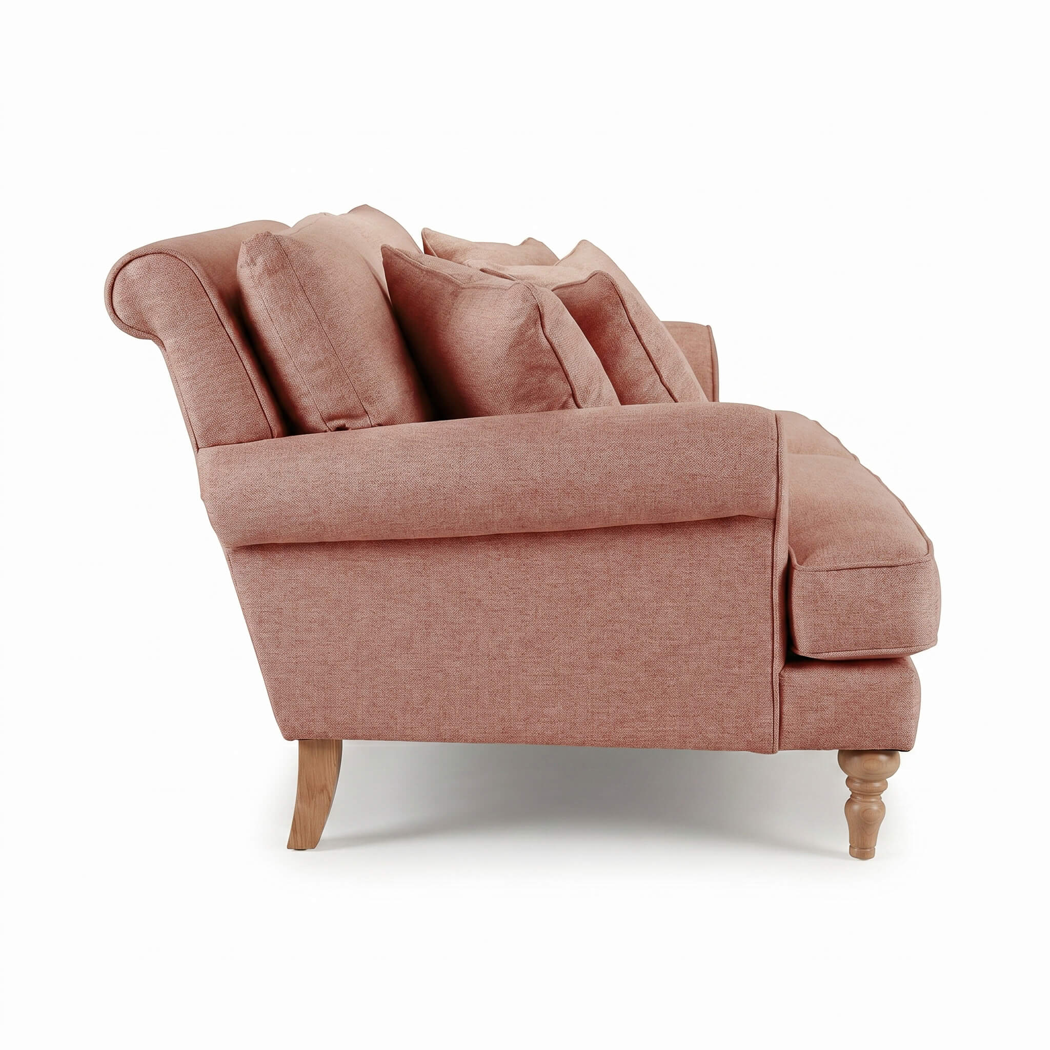 Sany Pink 4 Seater Sofa