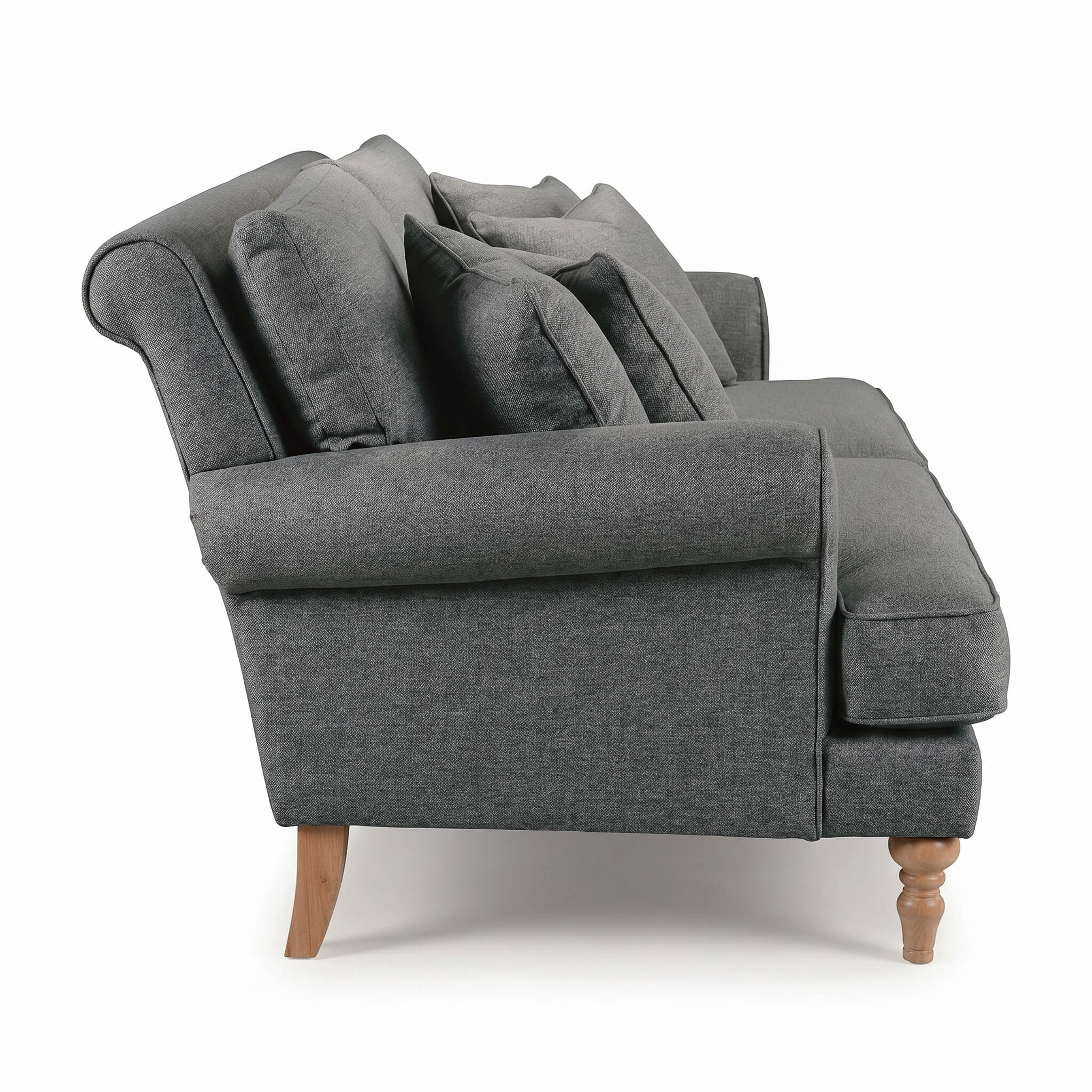 Sany Grey 4 Seater Sofa