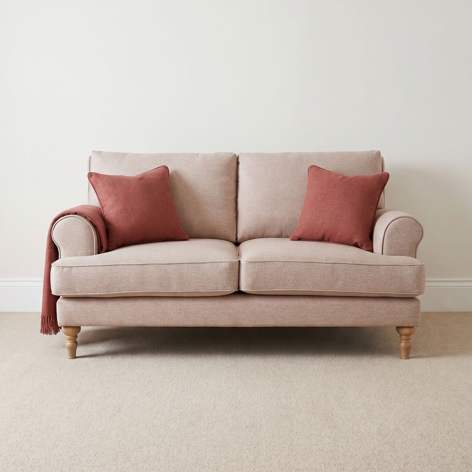 Sany Pink 2 Seater Sofa