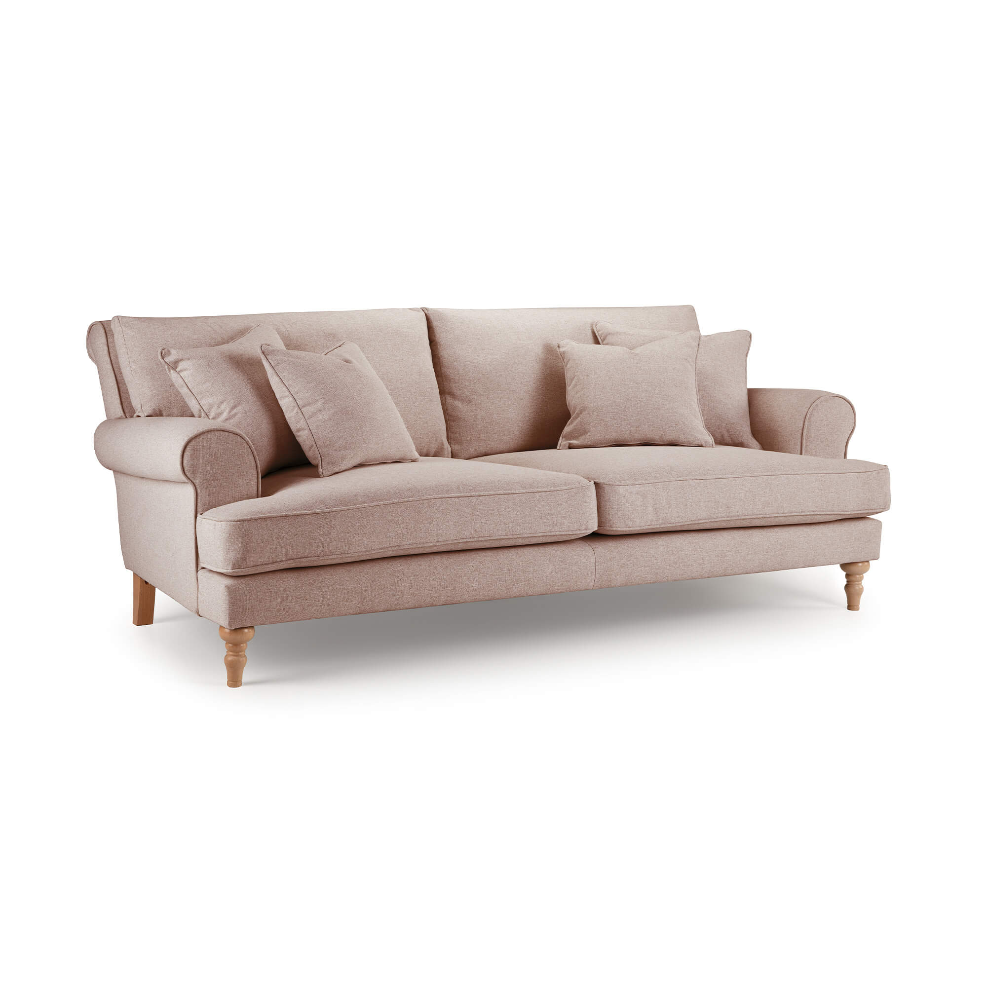 Sany Pink 4 Seater Sofa
