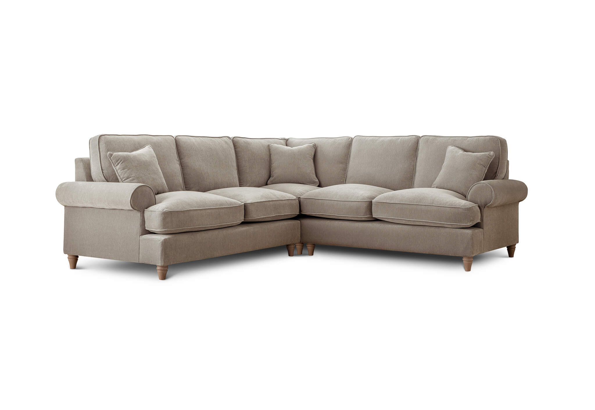 Sharika Beige Double Corner Sofa