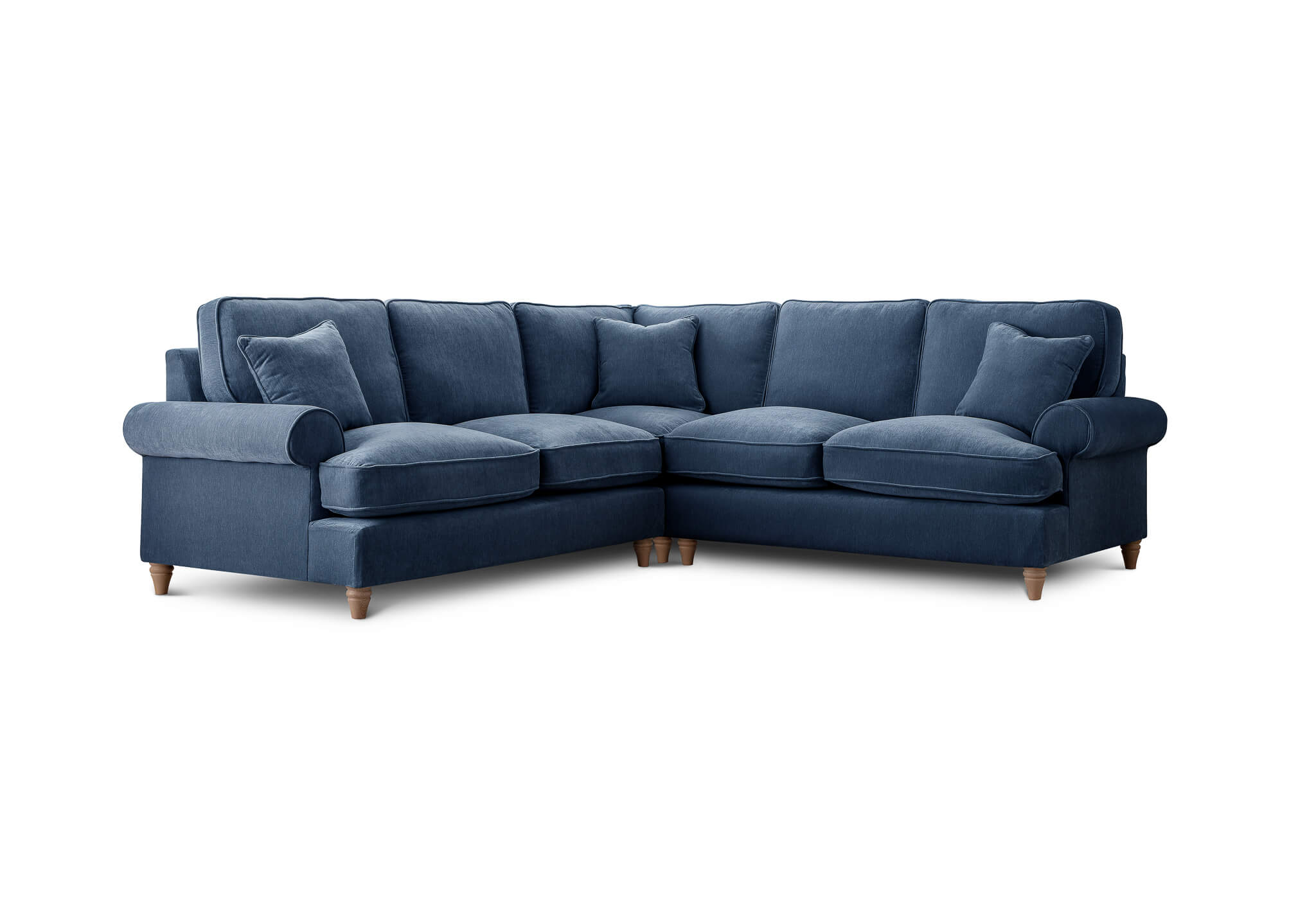 Sharika Blue Double Corner Sofa