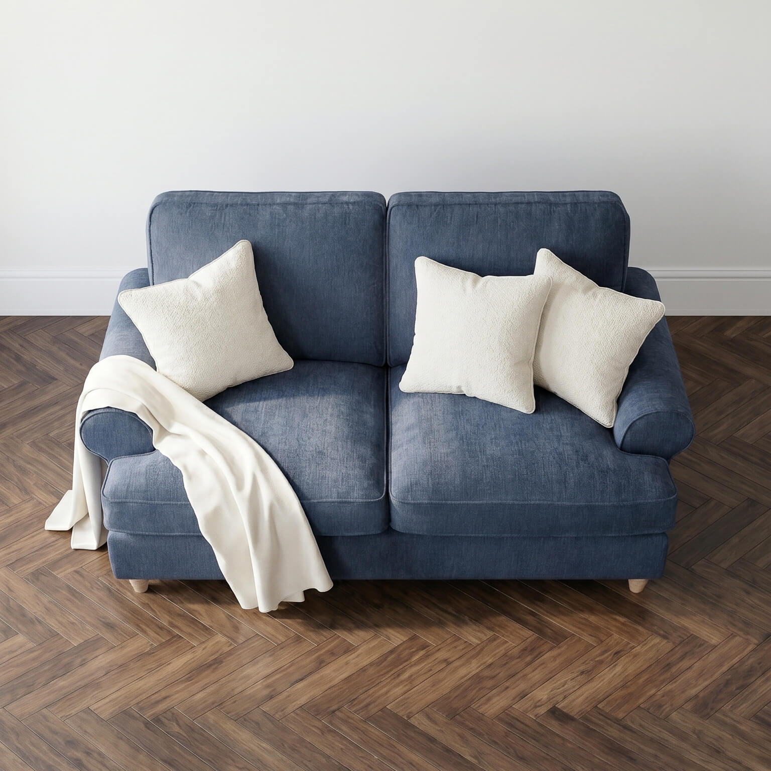 Sharika Blue 2 Seater Sofa