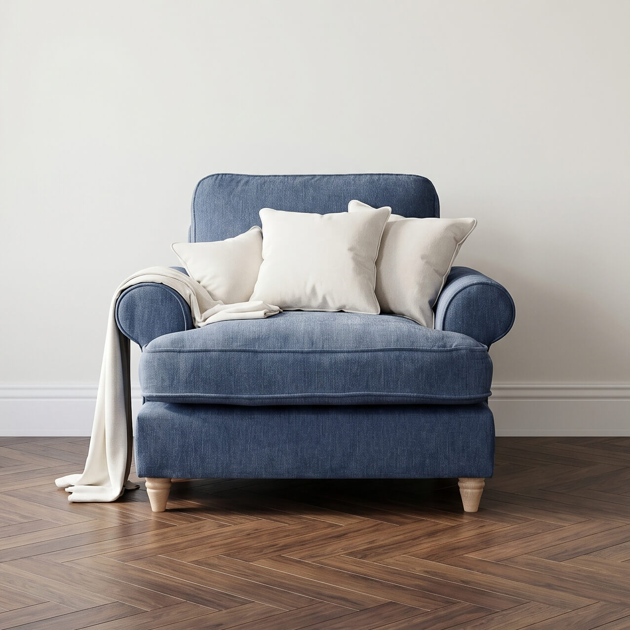 Sharika Blue Armchair
