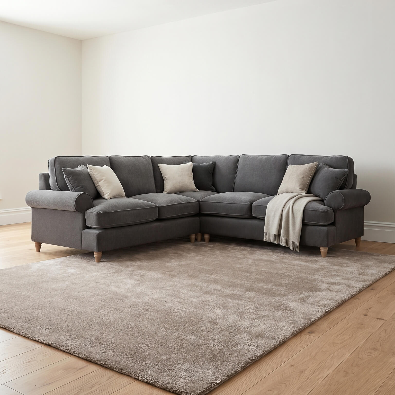Sharika Grey Double Corner Sofa