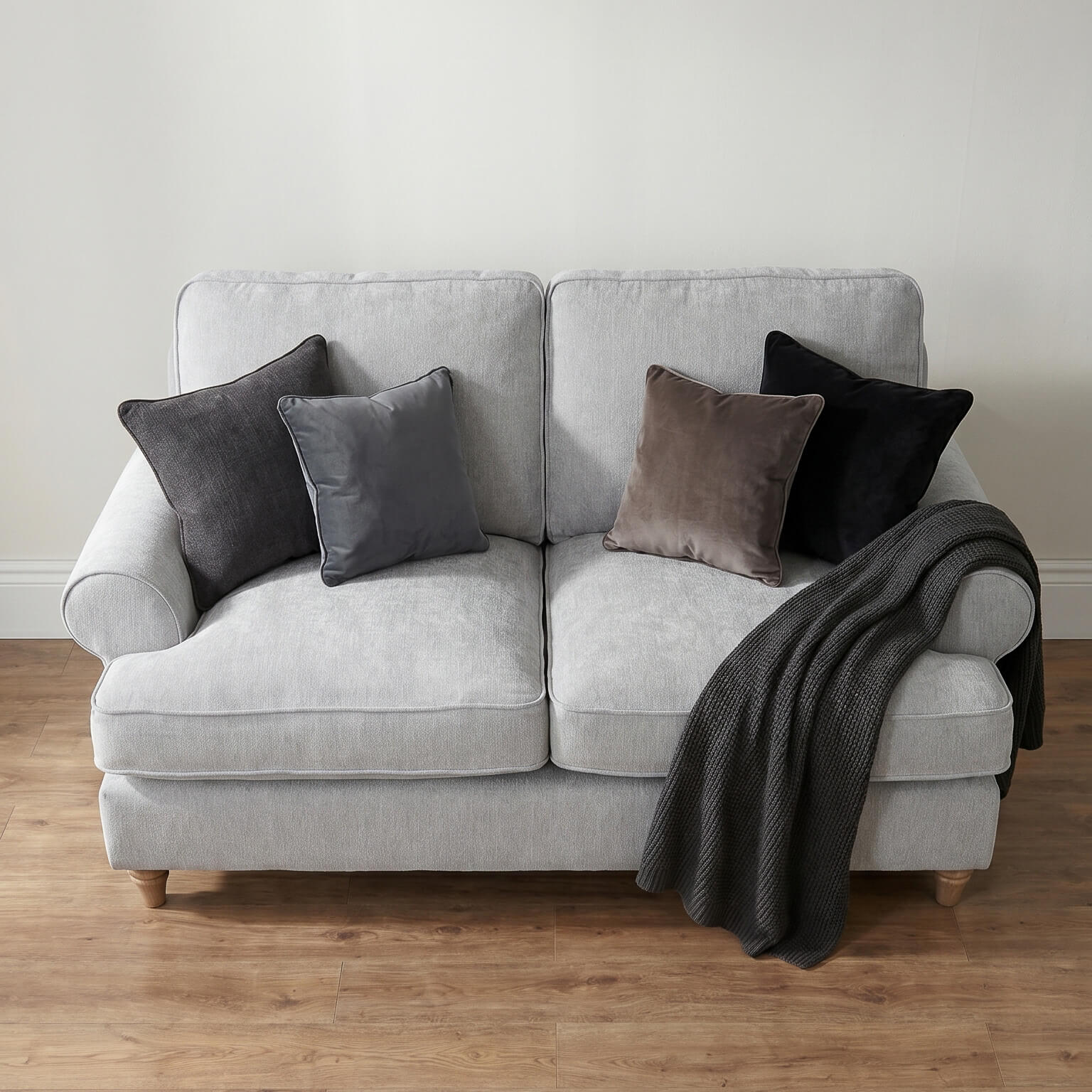 Sharika Grey 2 Seater Sofa