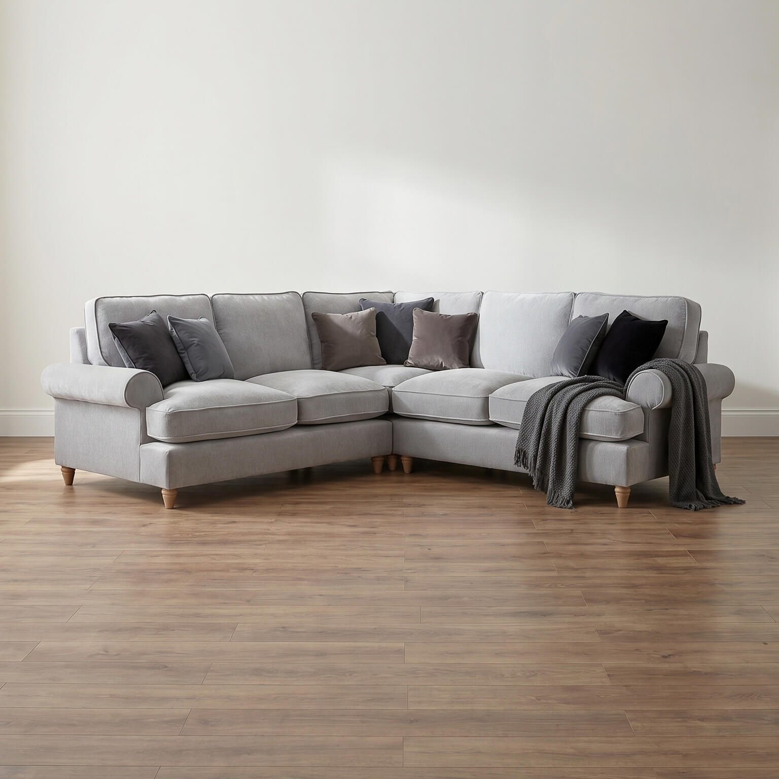 Sharika Grey Double Corner Sofa