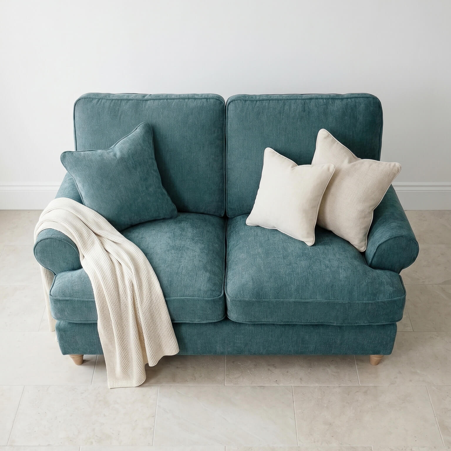 Sharika Teal 2 Seater Sofa