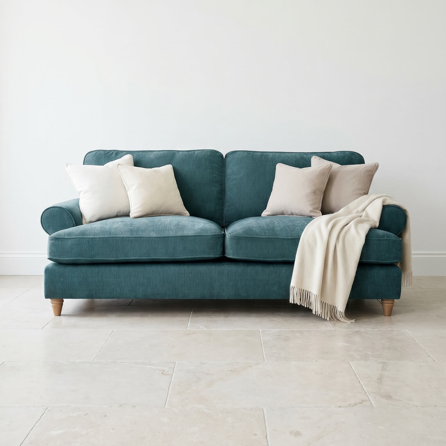 Sharika Teal 3 Seater Sofa