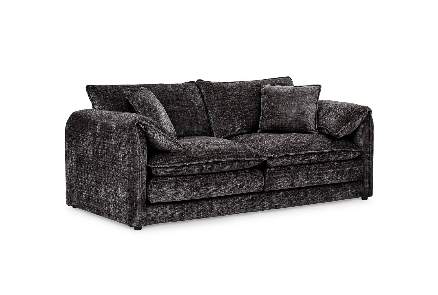 Skye Black 3 Seater Sofa