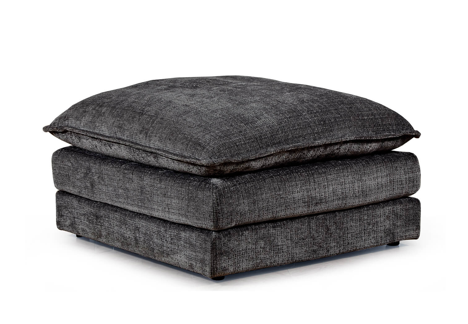 Skye Black Footstool