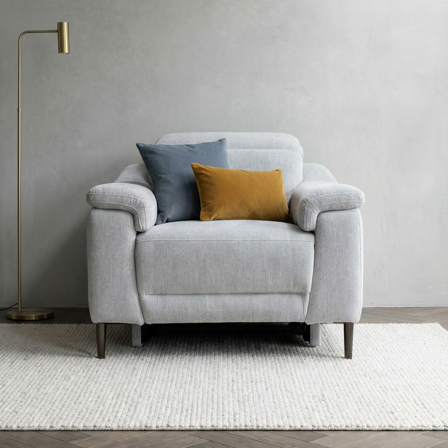 Orbit Grey Power Recliner Armchair