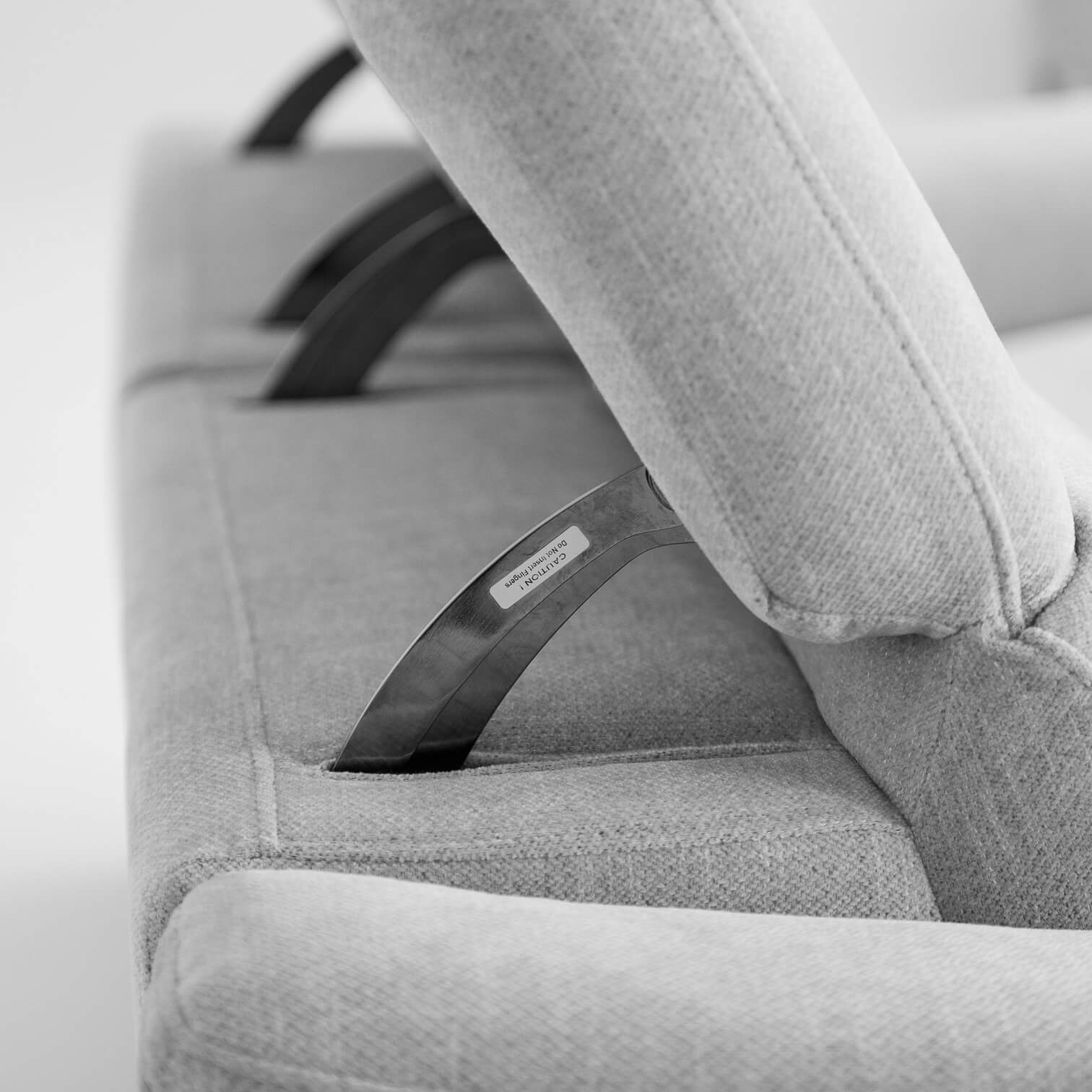 Orbit Grey 3 Seater Power Recliner Sofa