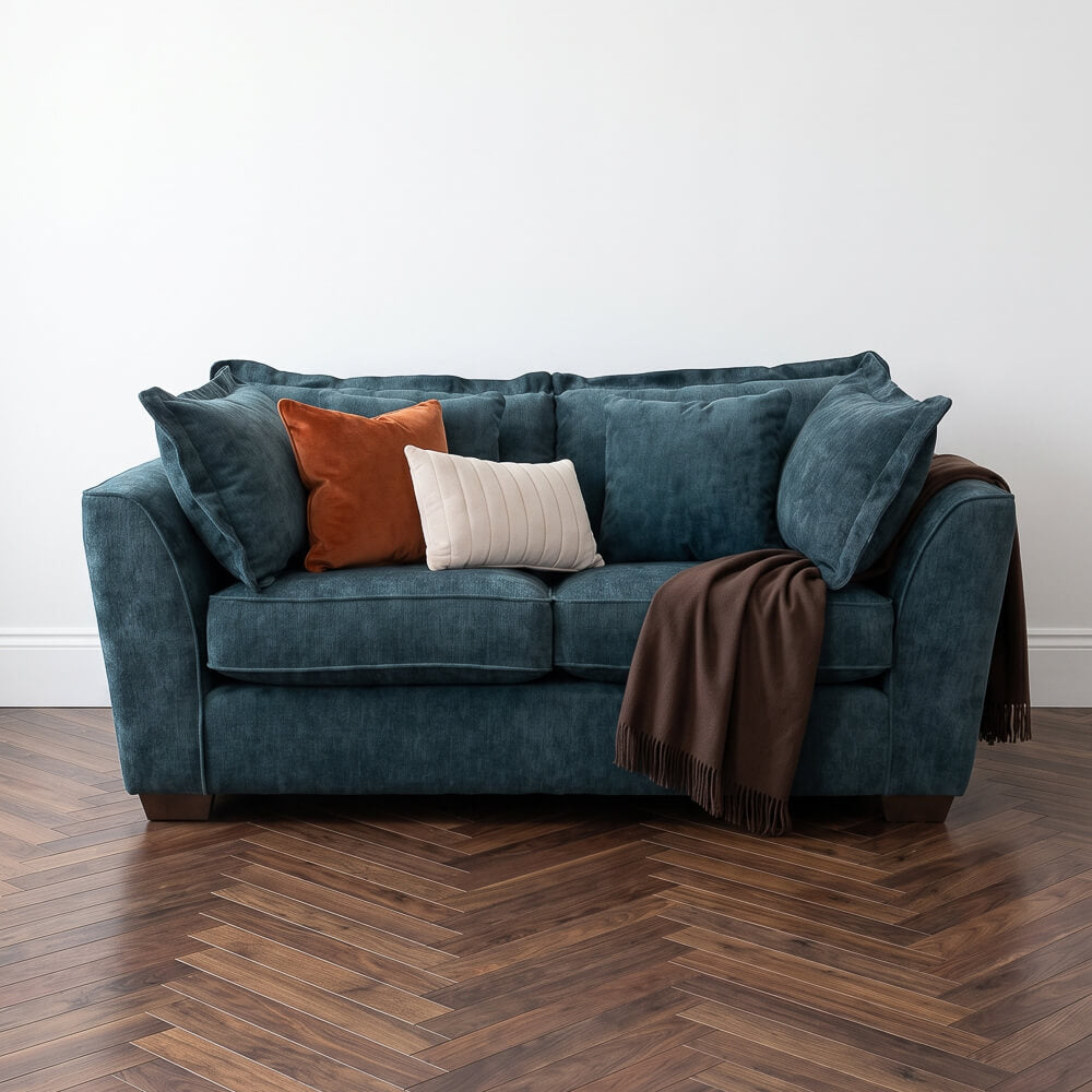 Sofia Teal 2 Seater Sofa